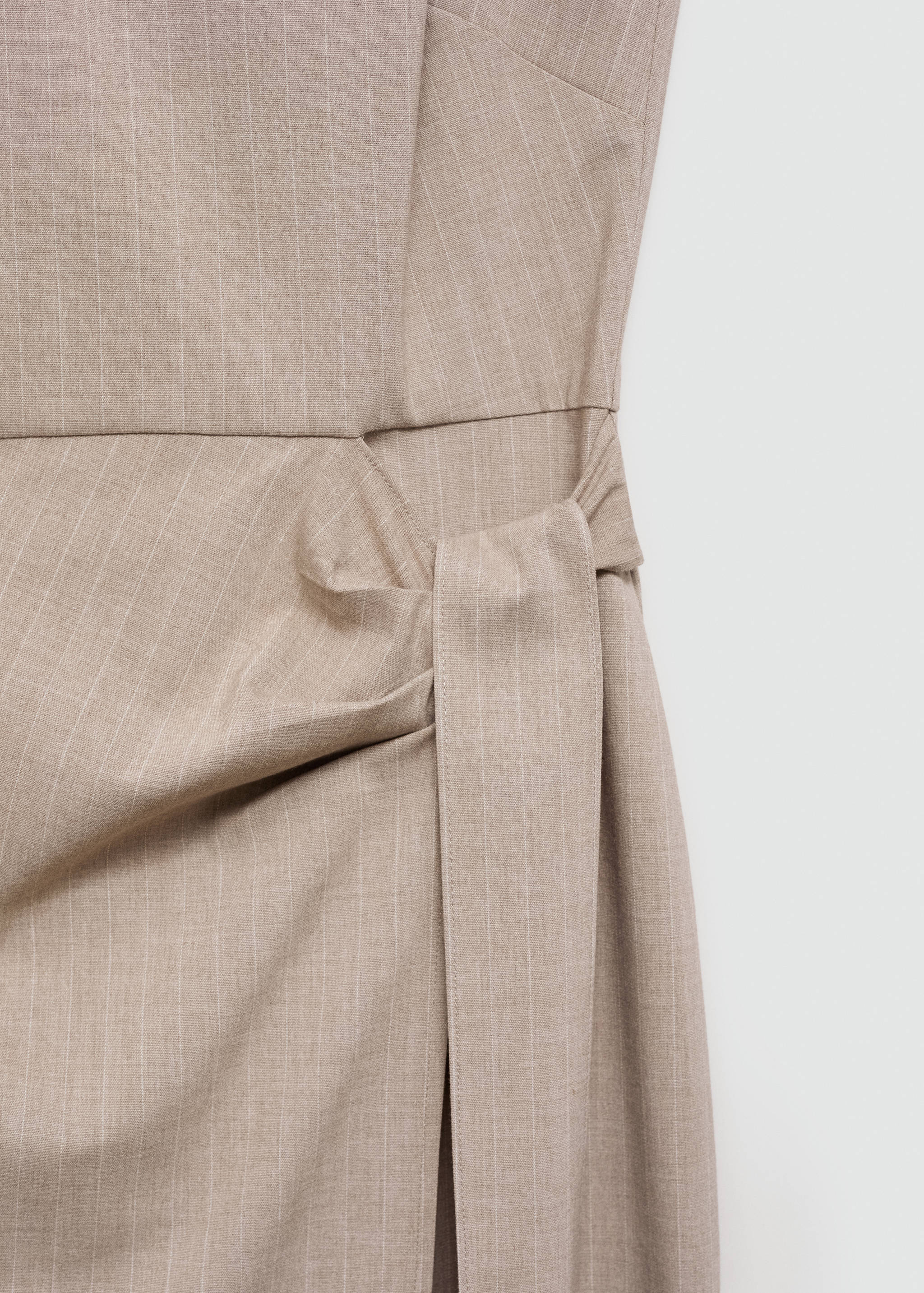 Striped bow dress - Details of the article 8