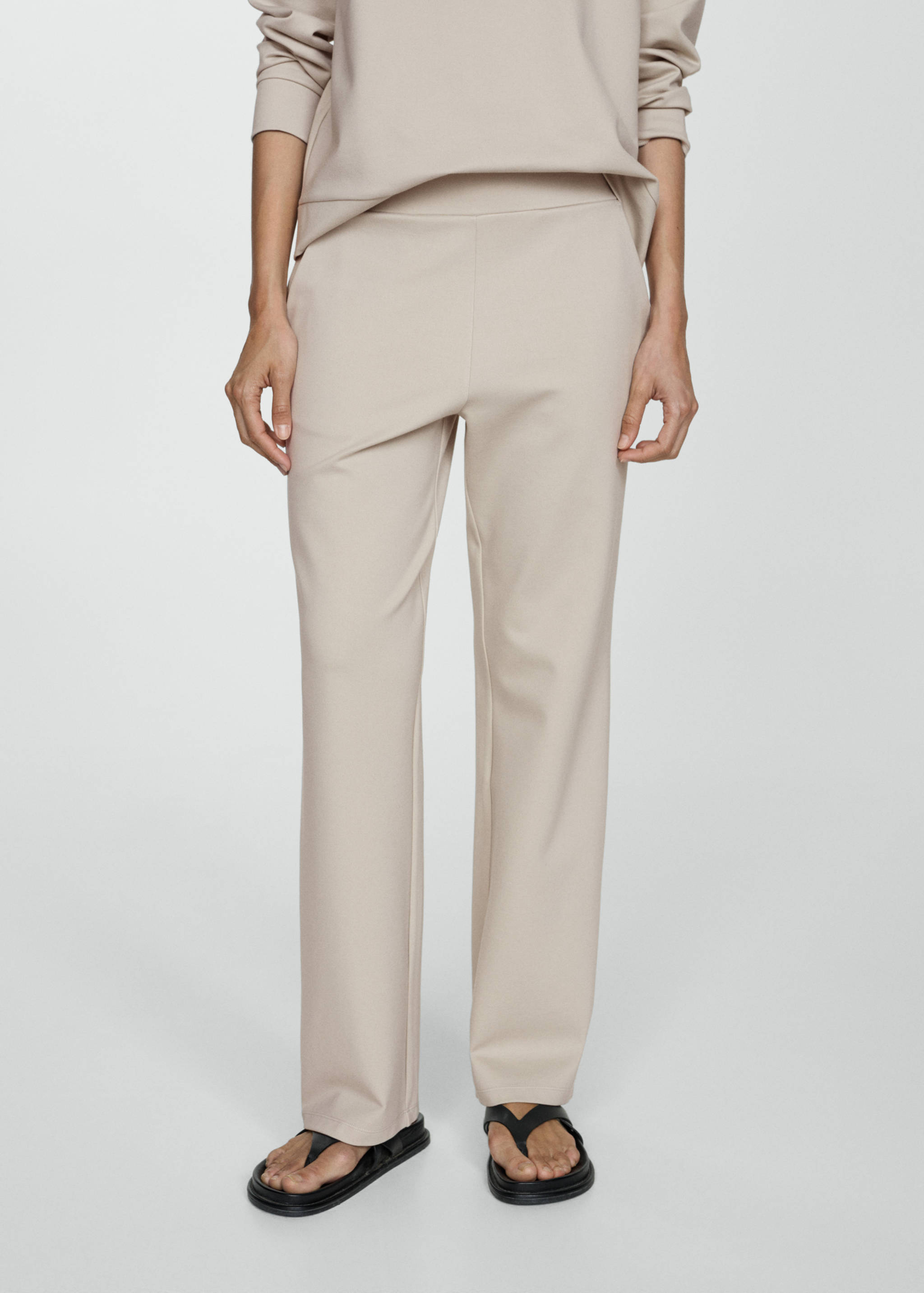 Pocket jogger trousers - Medium plane