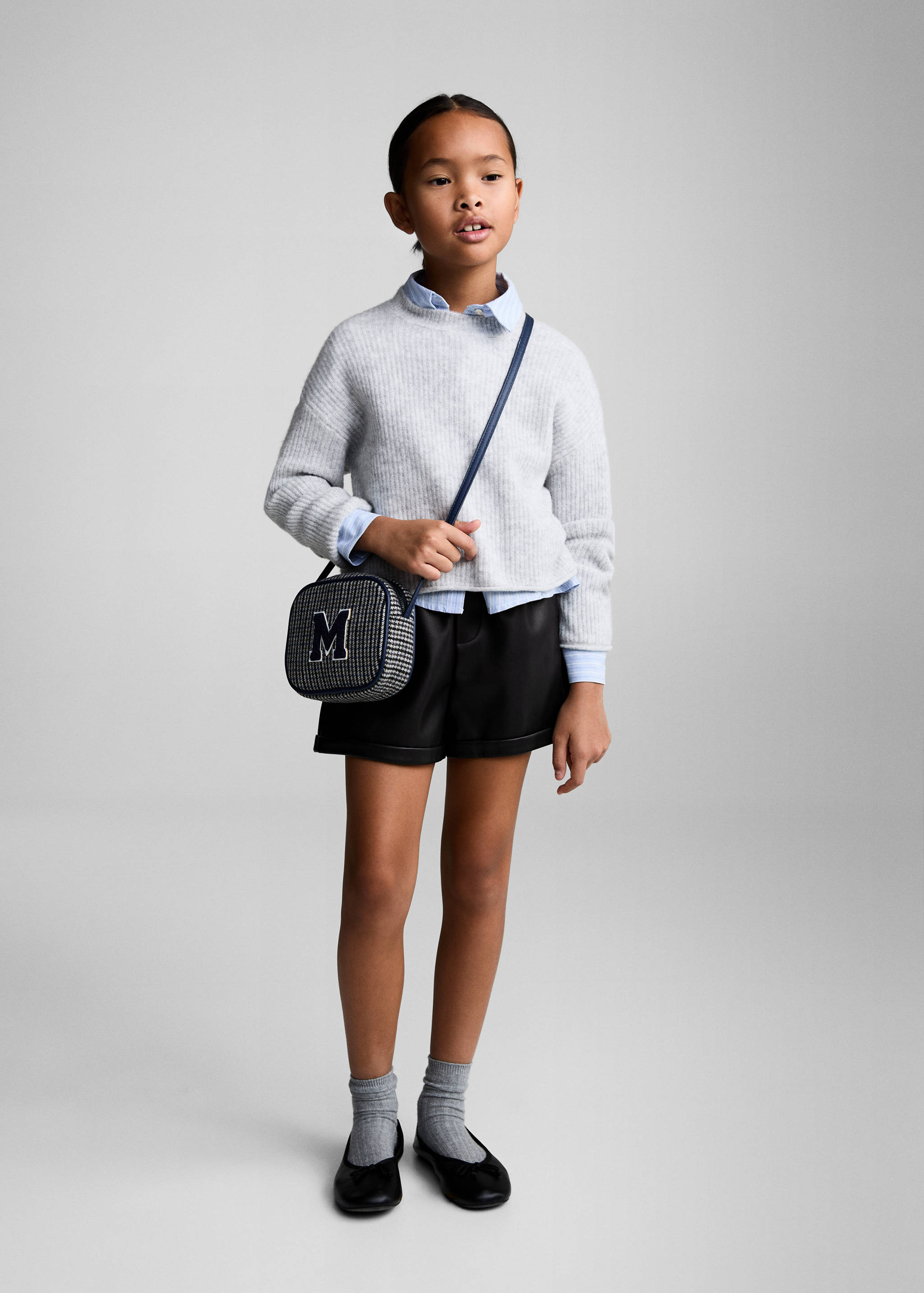 Shorts efecto piel - Plano general