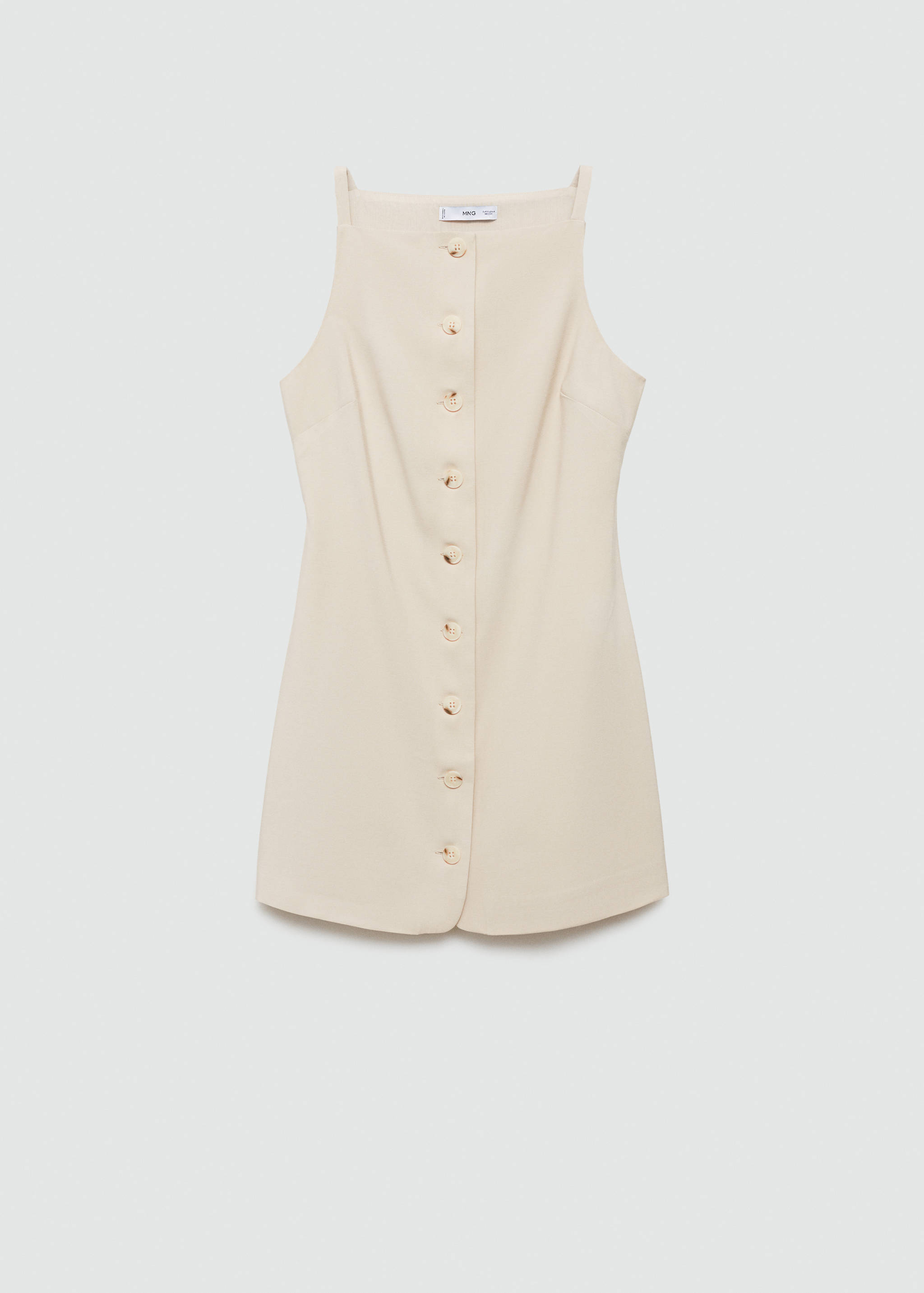 Short buttoned dress - Article without model