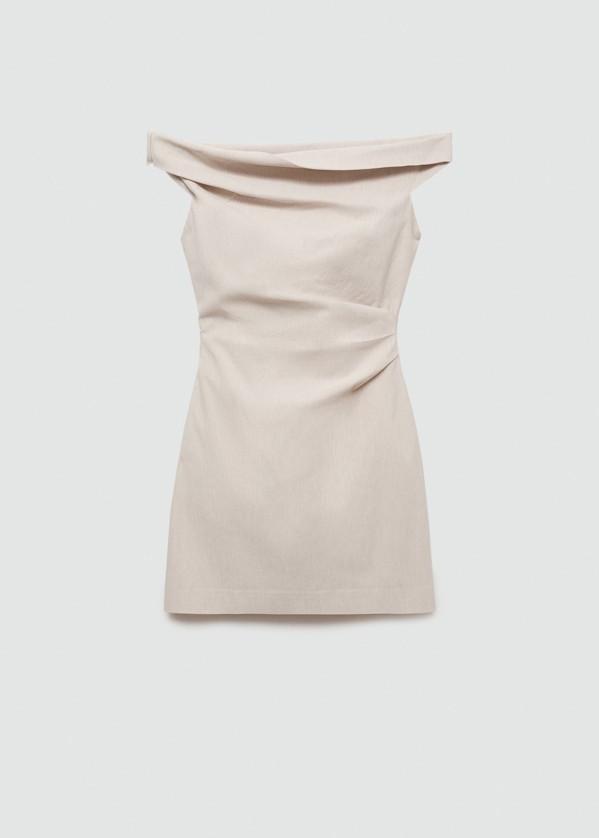 Asymmetric draped gown - Article without model