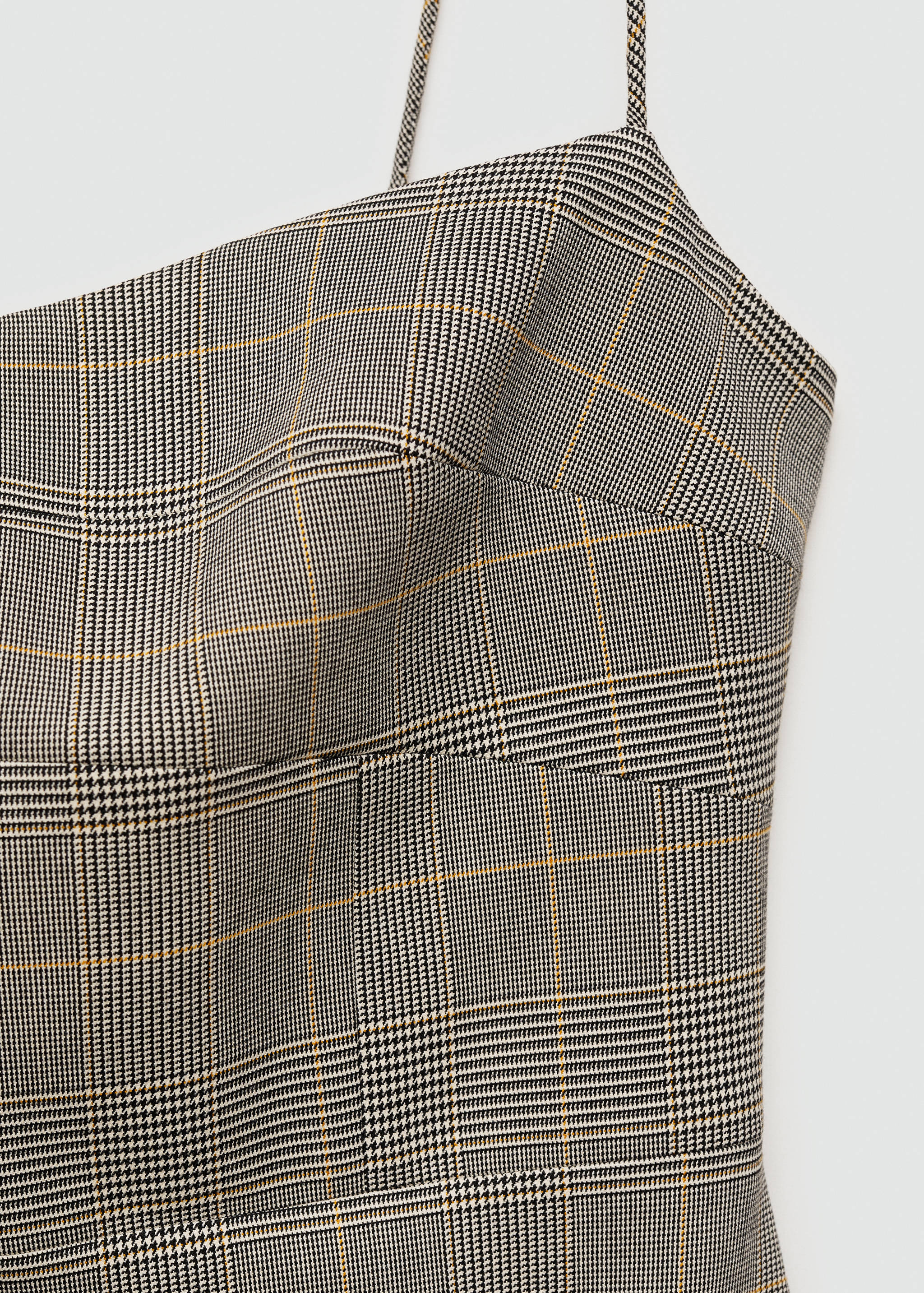 Vestido cuadros corto - Detalle del artículo 8