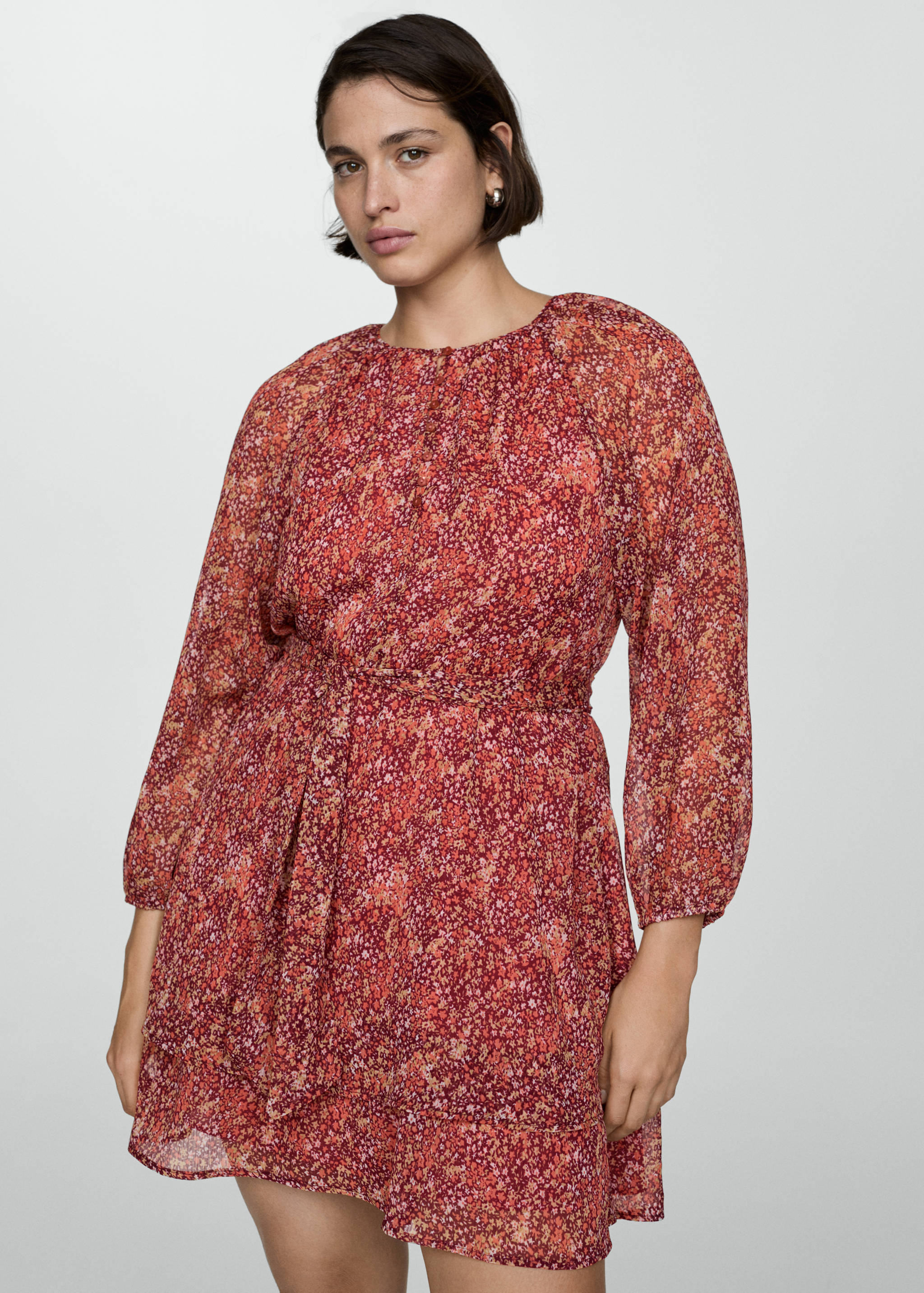 Robe courte en imprimé fleuri - Détail de l'article 5