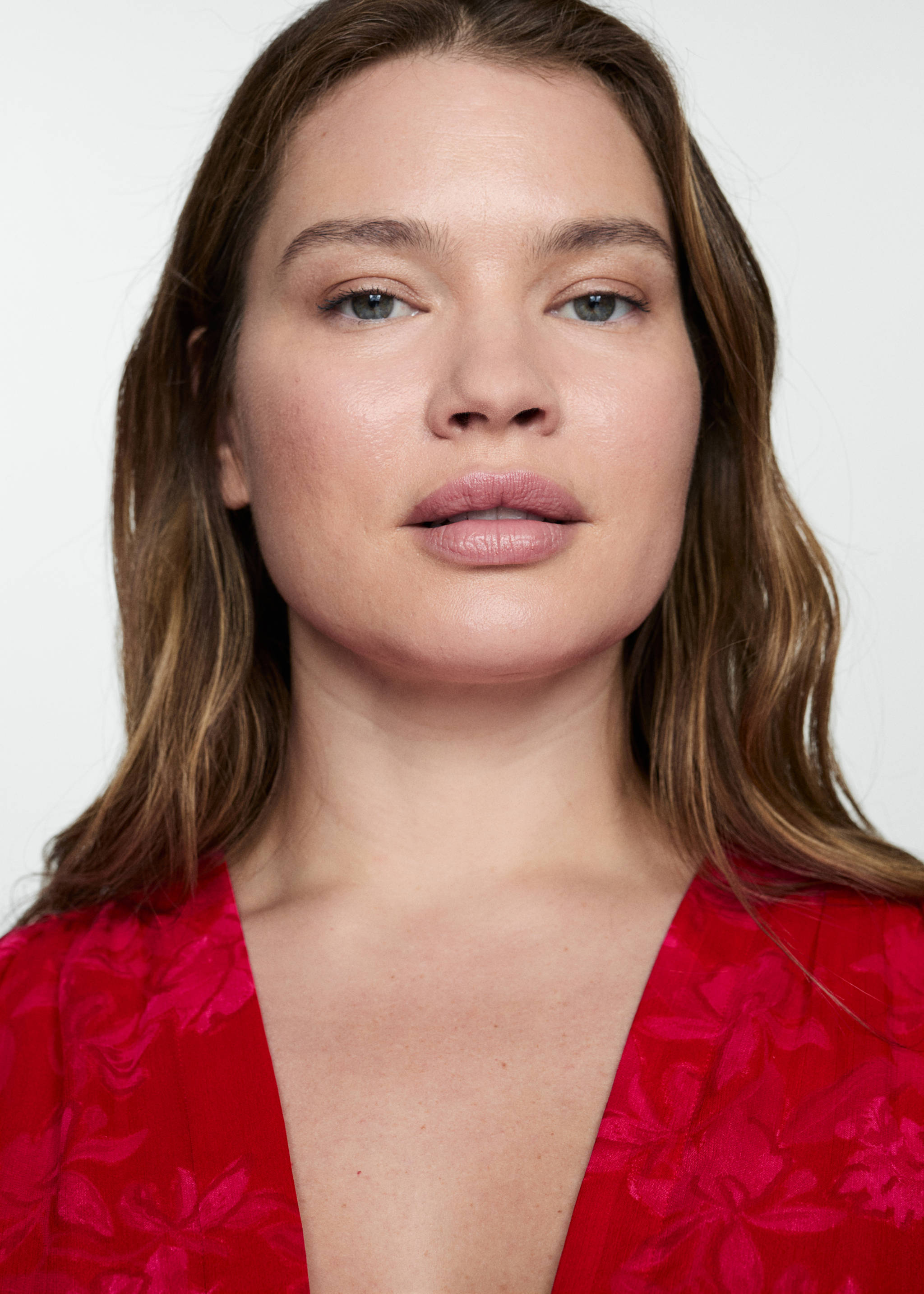 Floral-print dress with knot detail - Details of the article 4