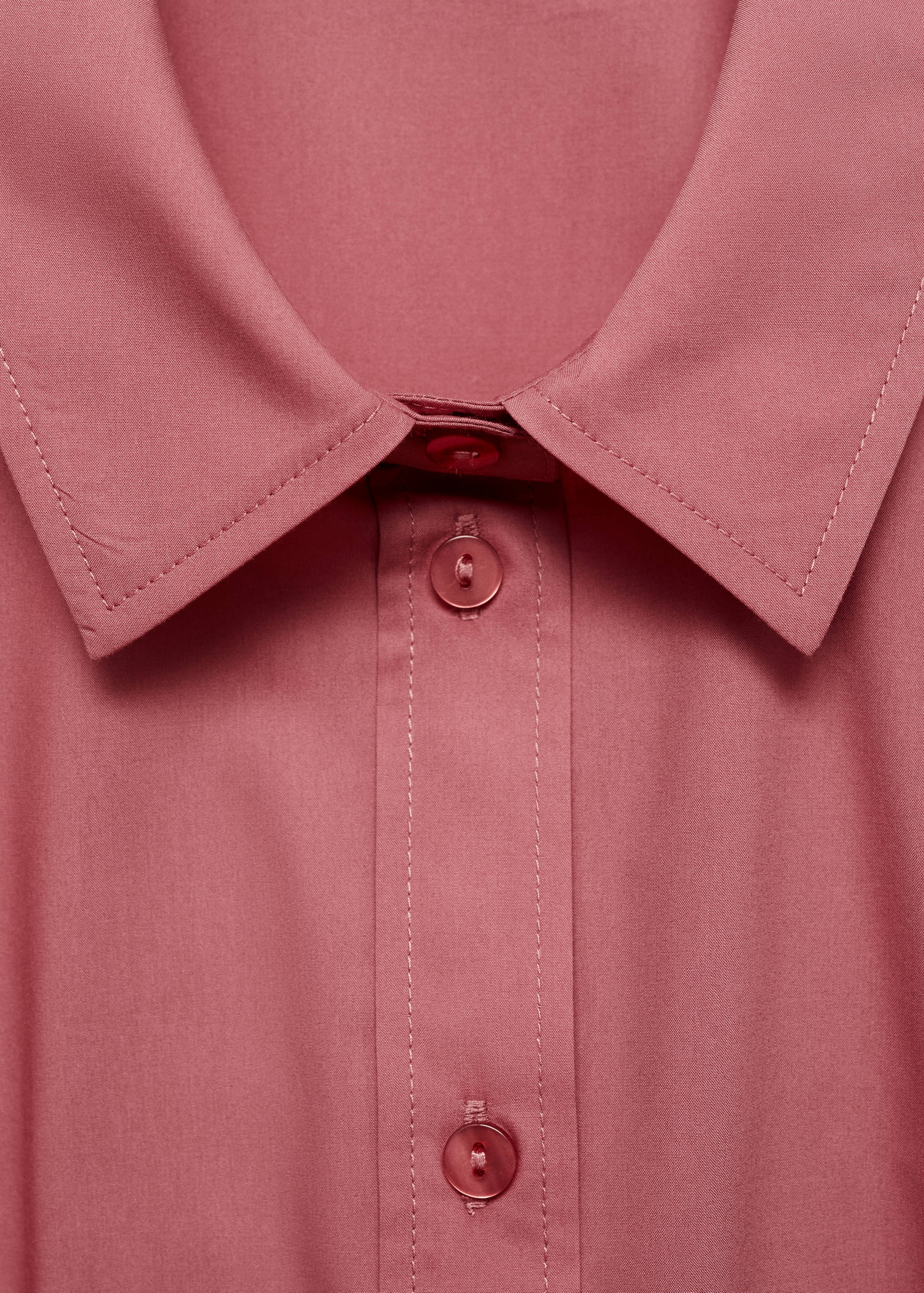 Short-sleeved lyocell cotton shirt - Details of the article 8