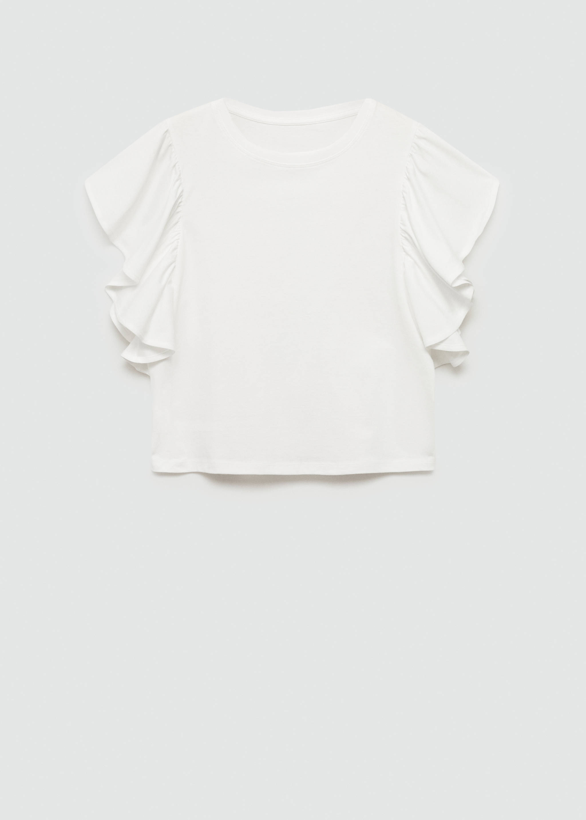 T-shirt en coton à volants - Article sans modèle