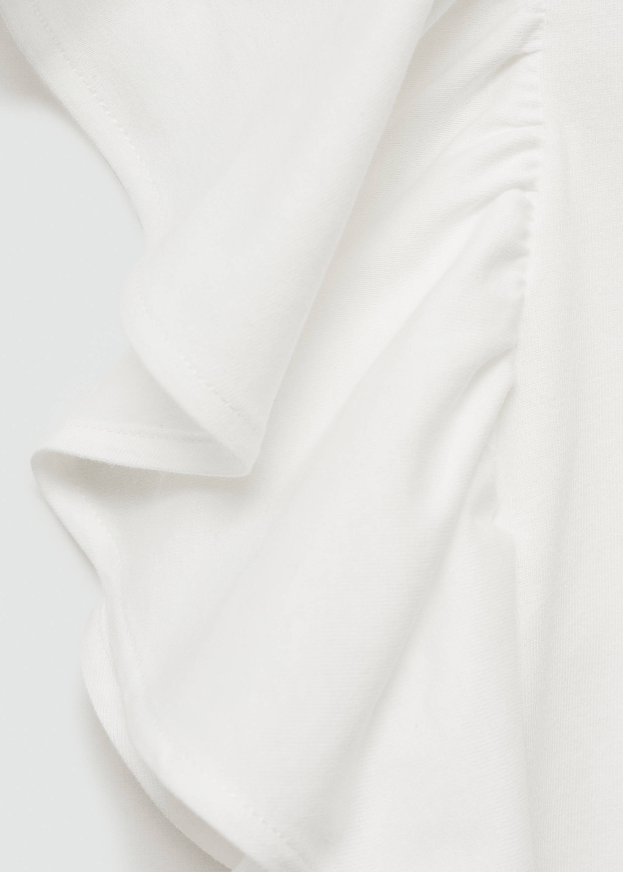 T-shirt en coton à volants - Détail de l'article 8