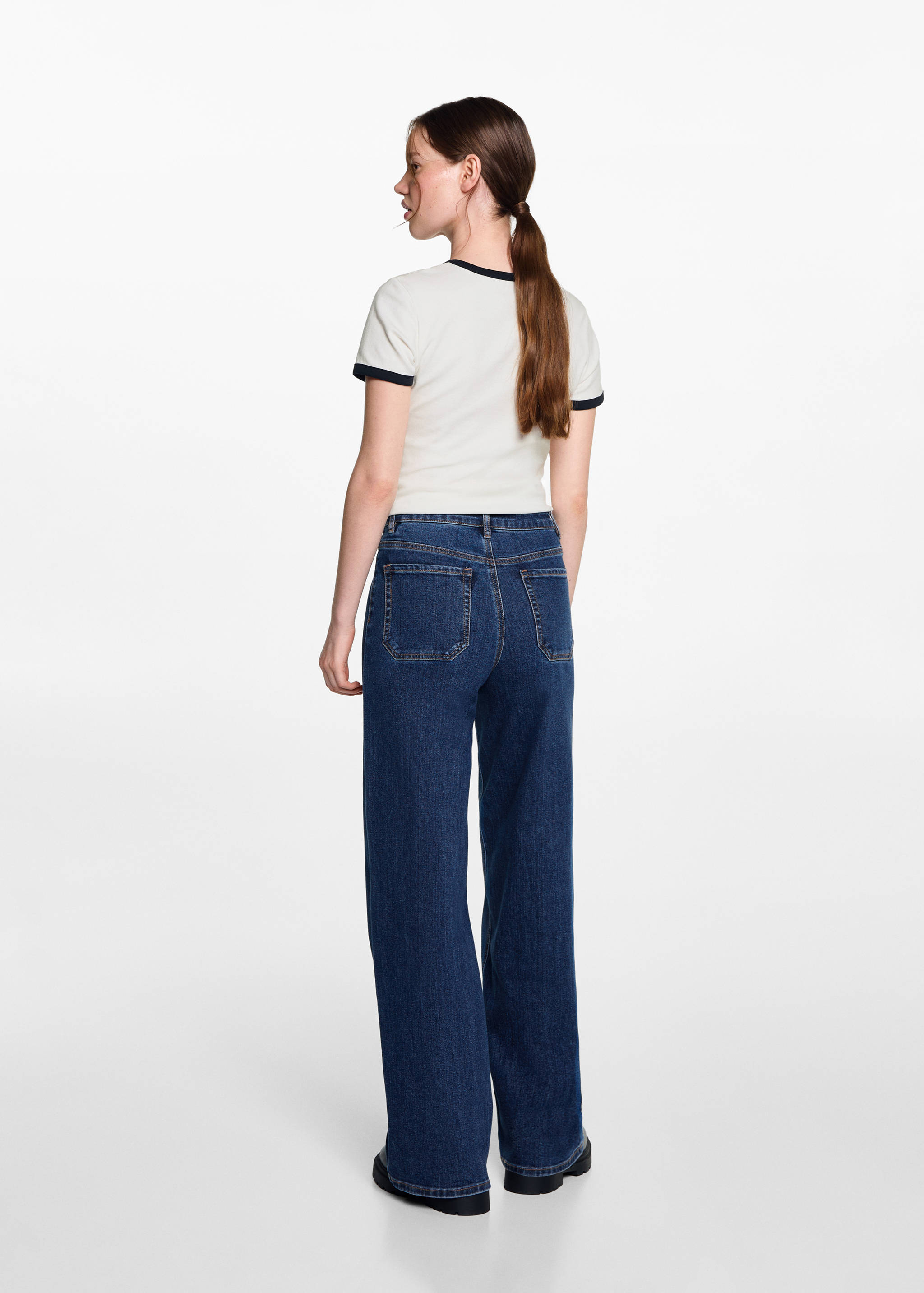 Contrast print T-shirt - Reverse of the article