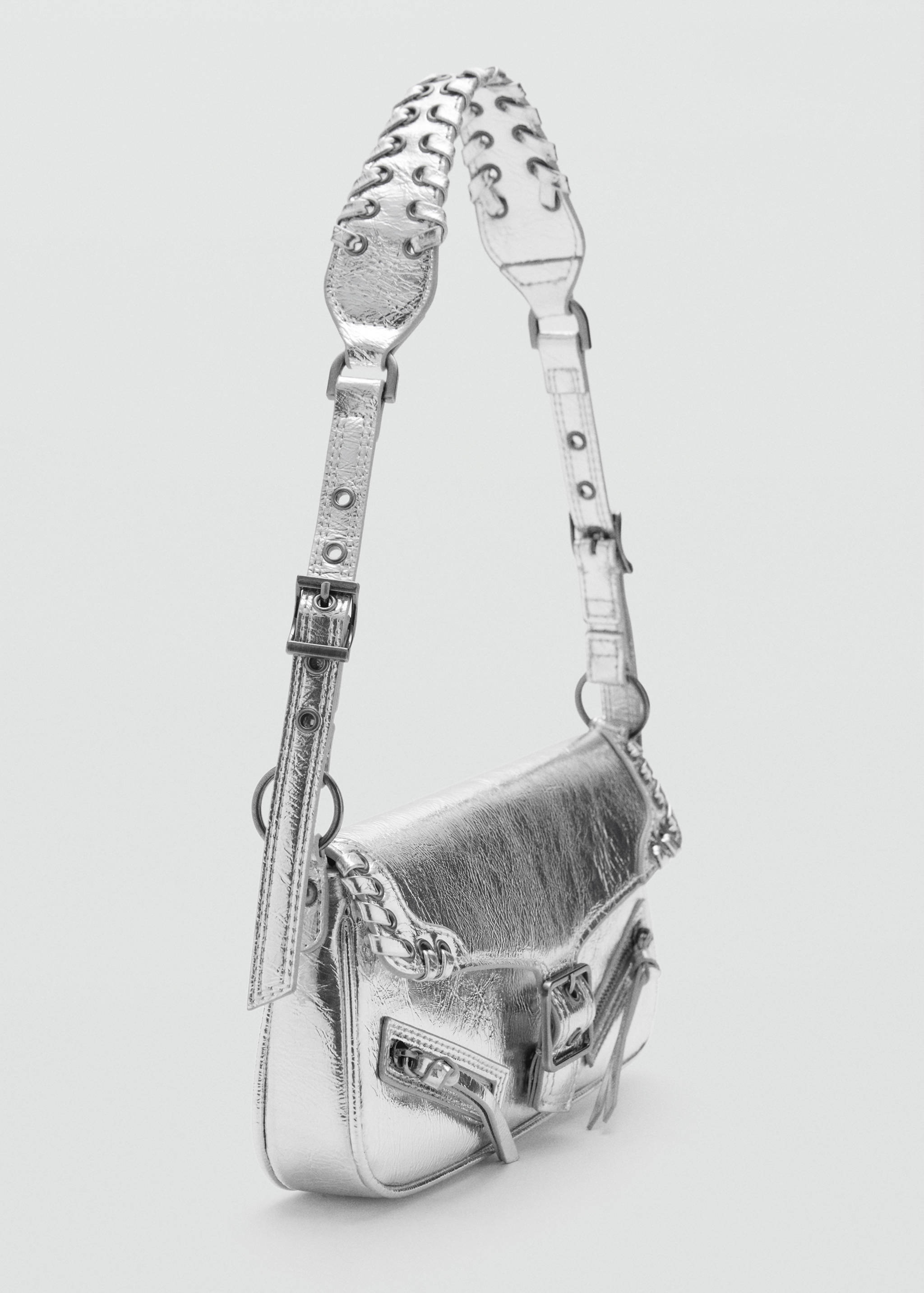 Shoulder bag with buckle - Medium plane