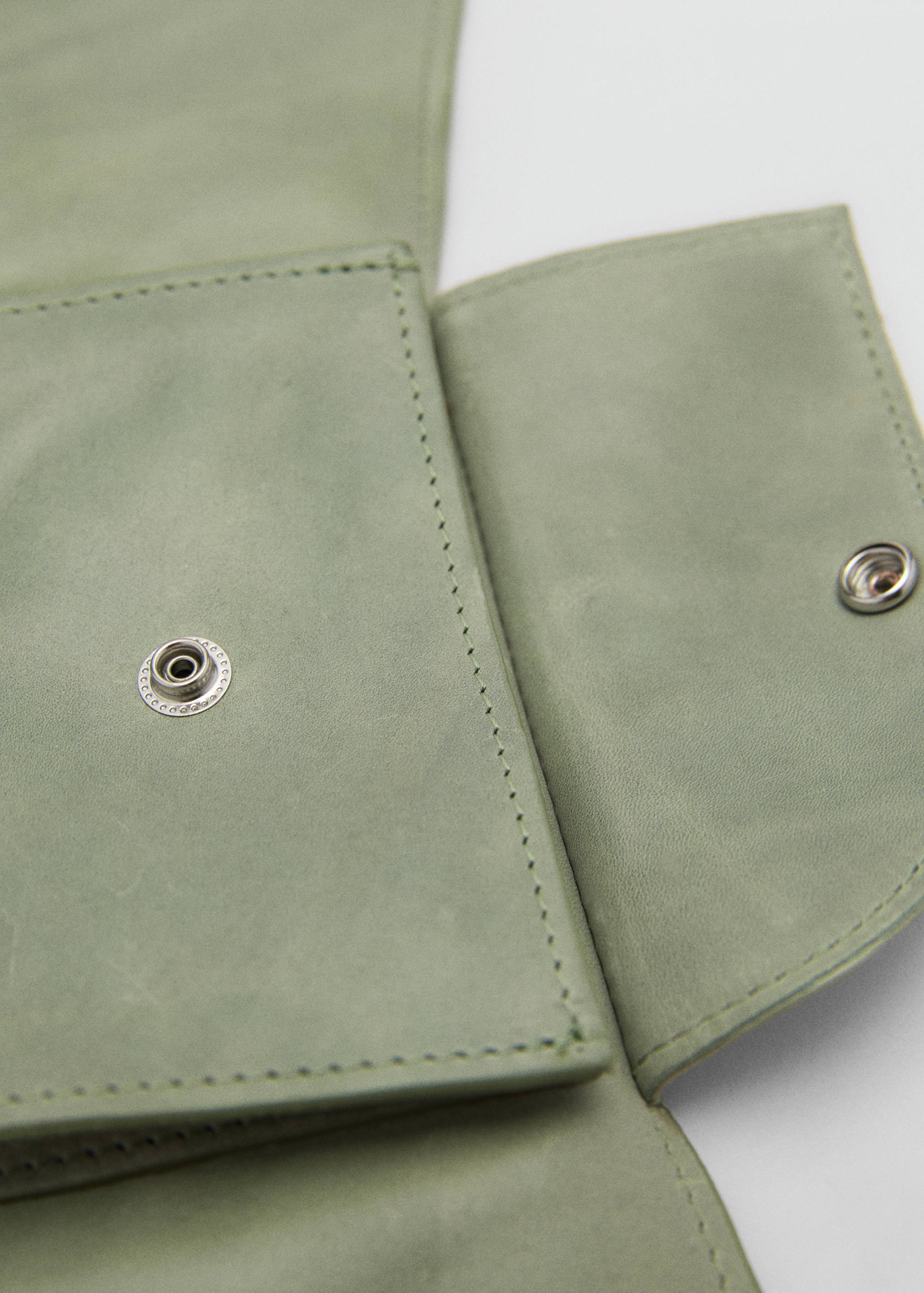 Поясная сумка из кожи с карманами - Деталь изделия 2