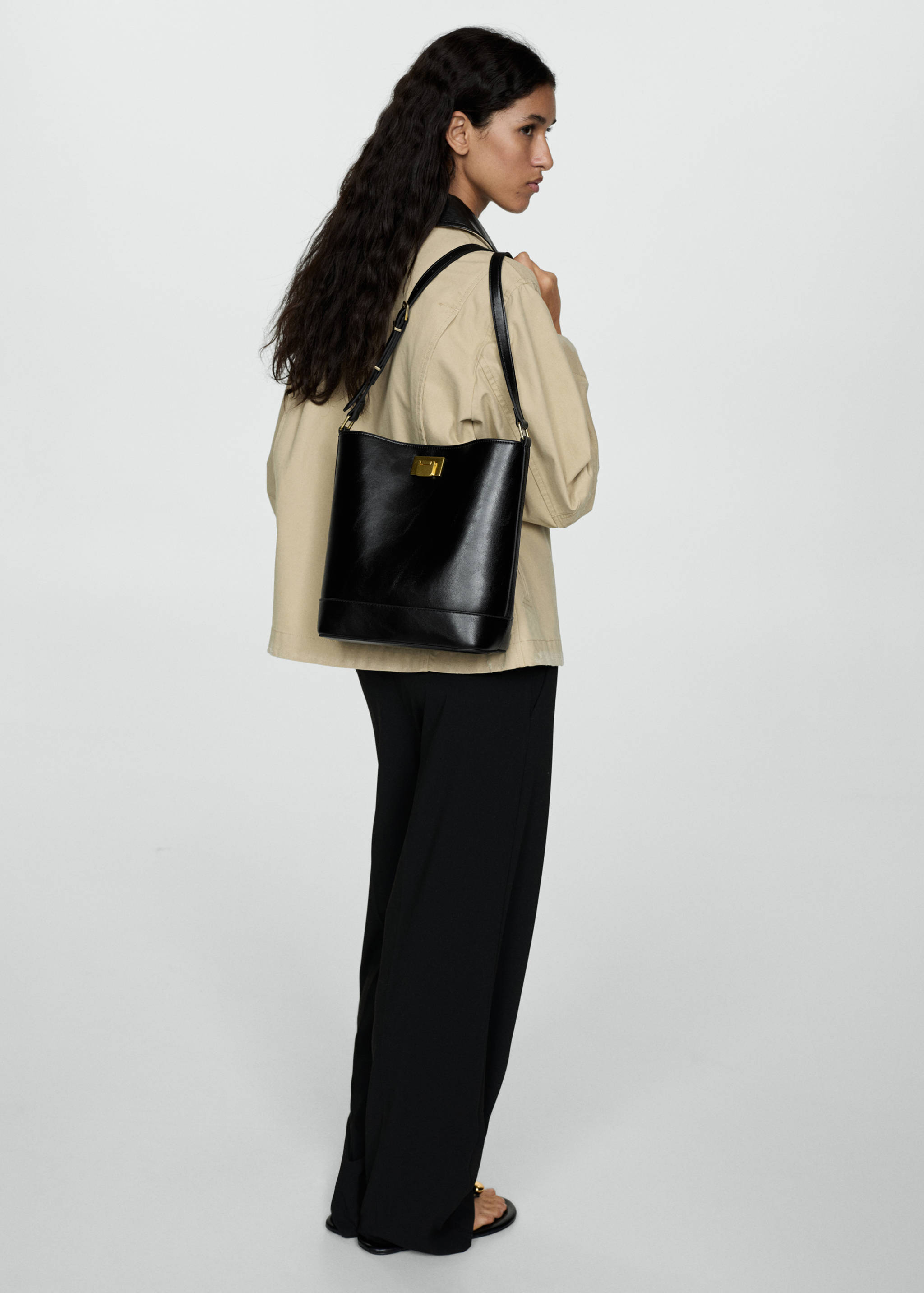 Sac cabas détail métallique - Plan général