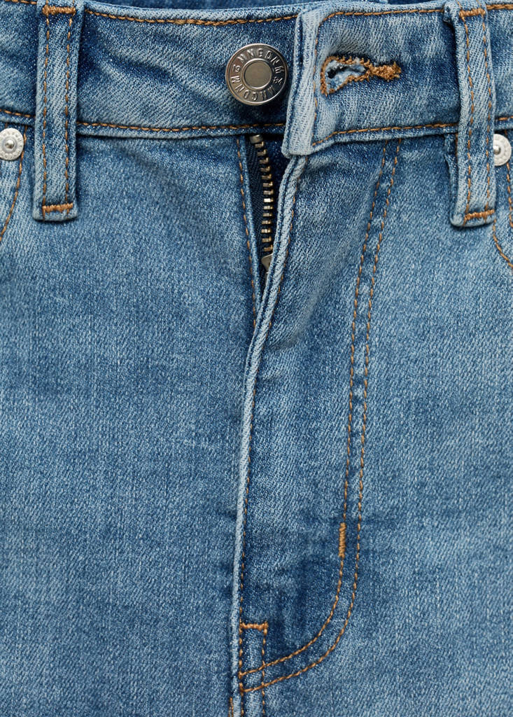 High-rise skinny jeans — Medium Blue