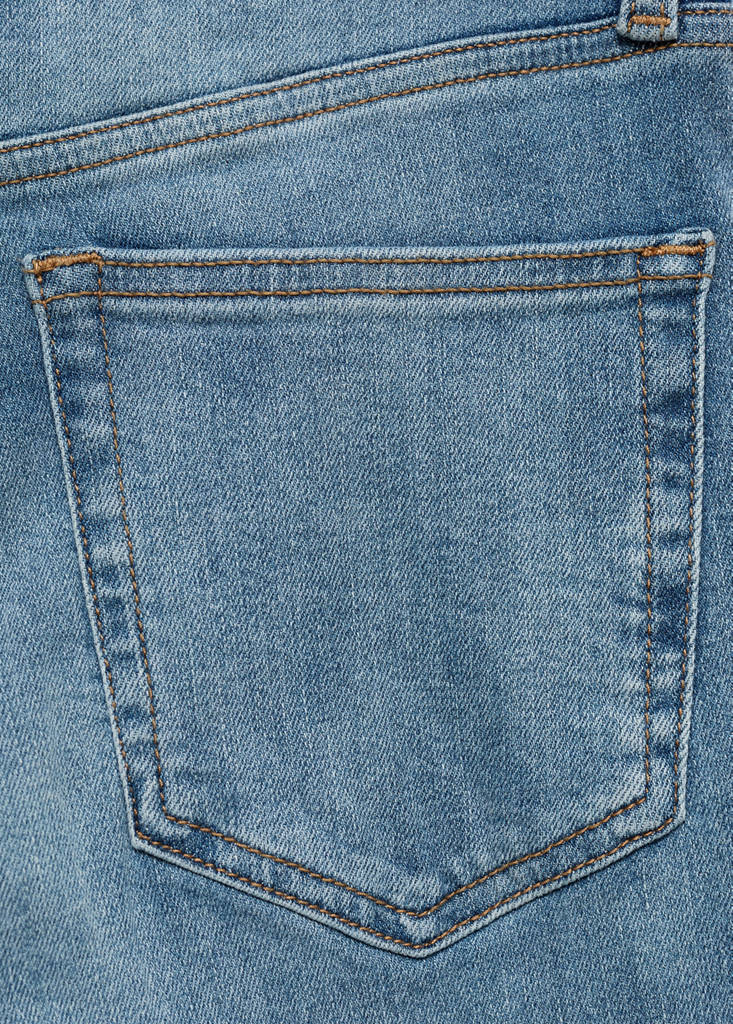 High-rise skinny jeans — Medium Blue
