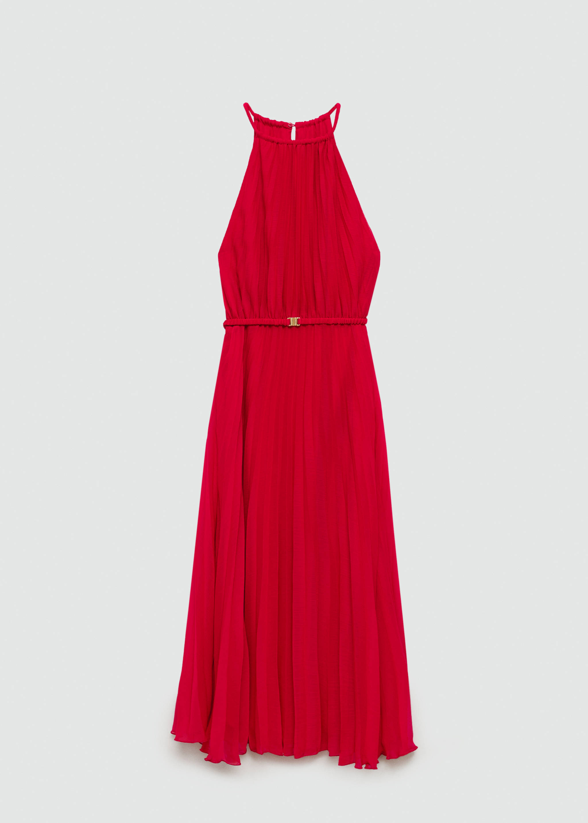 Belt pleated dress - Article without model