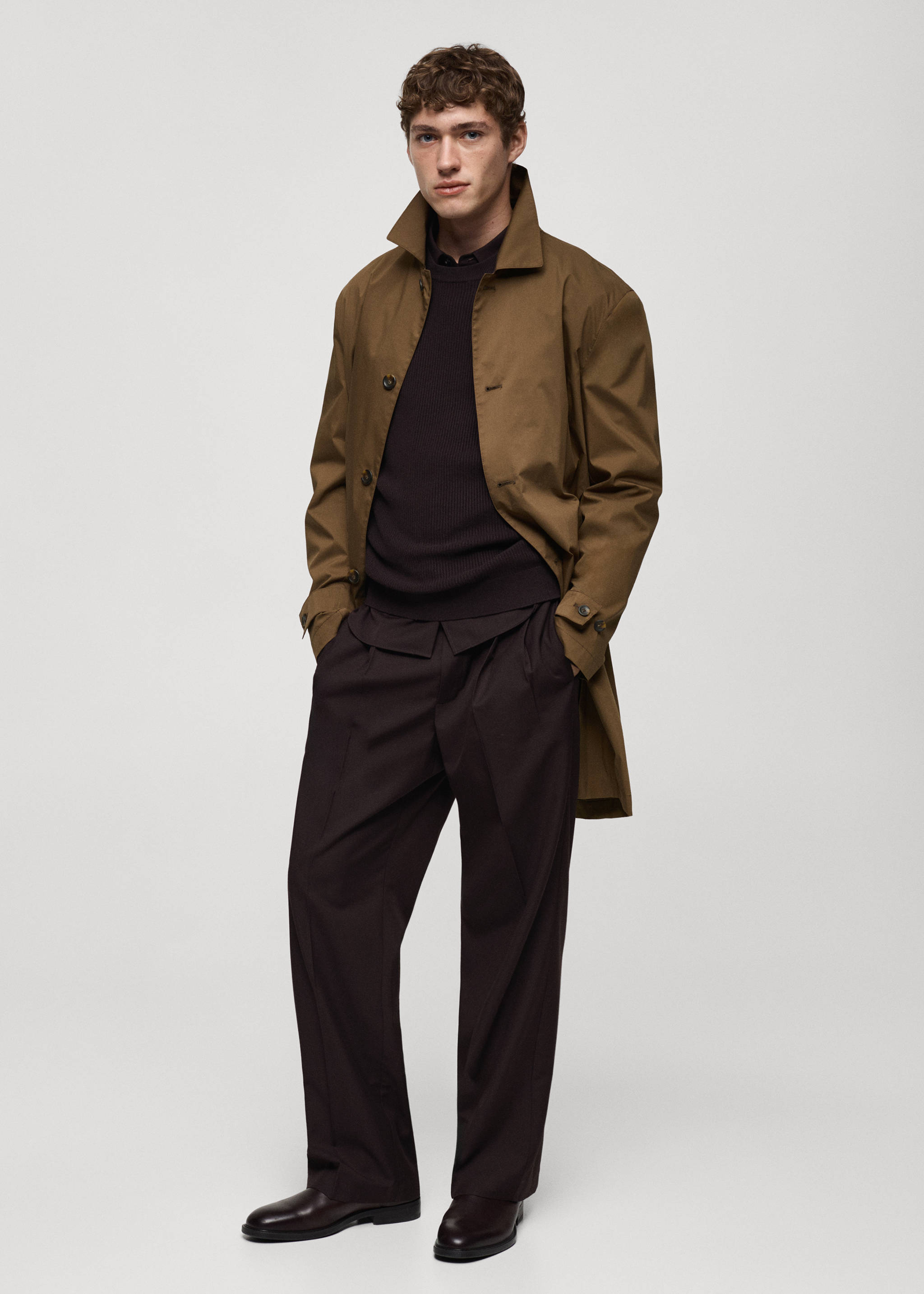 经典防水风衣 - null