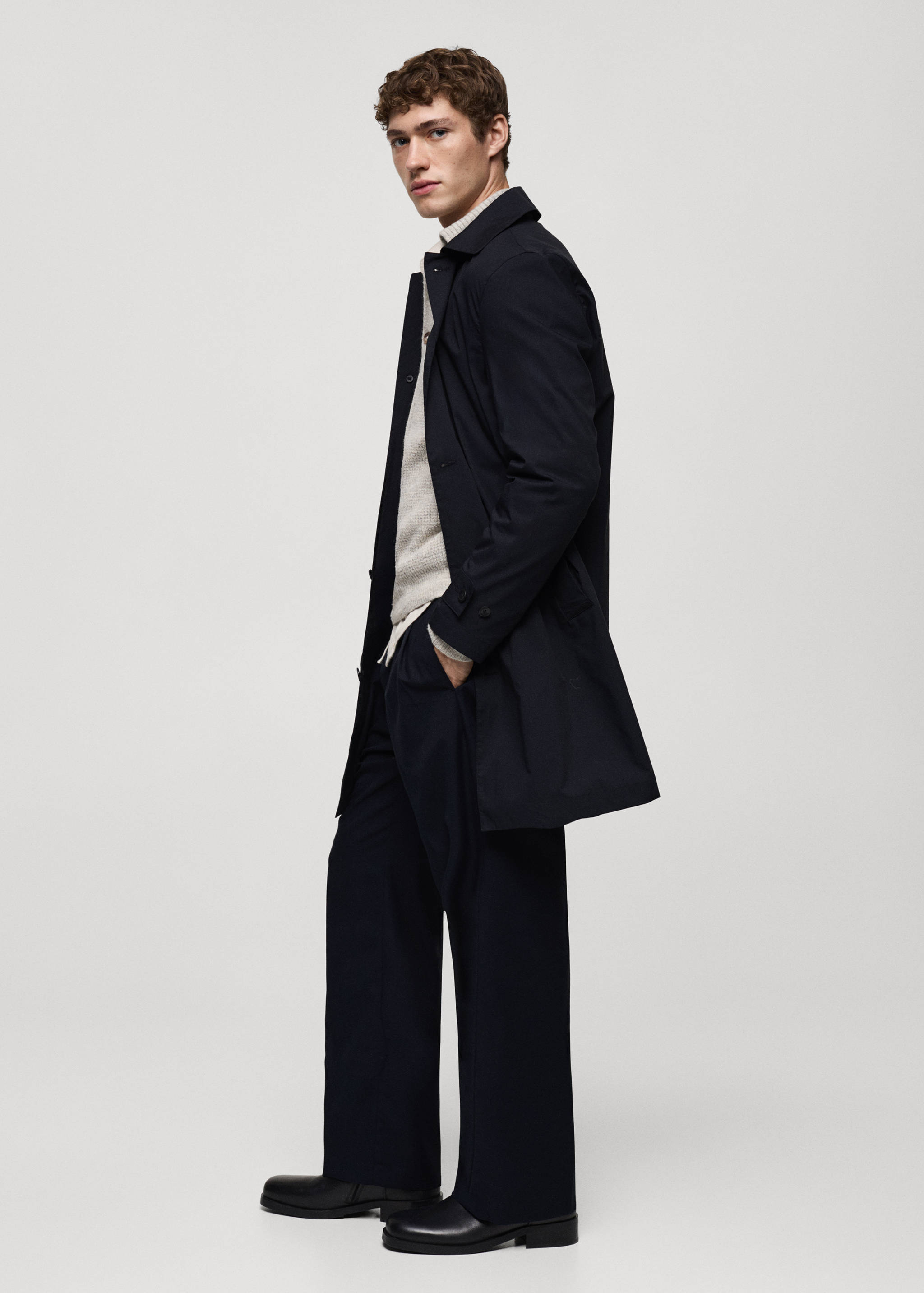 经典防水风衣 - null