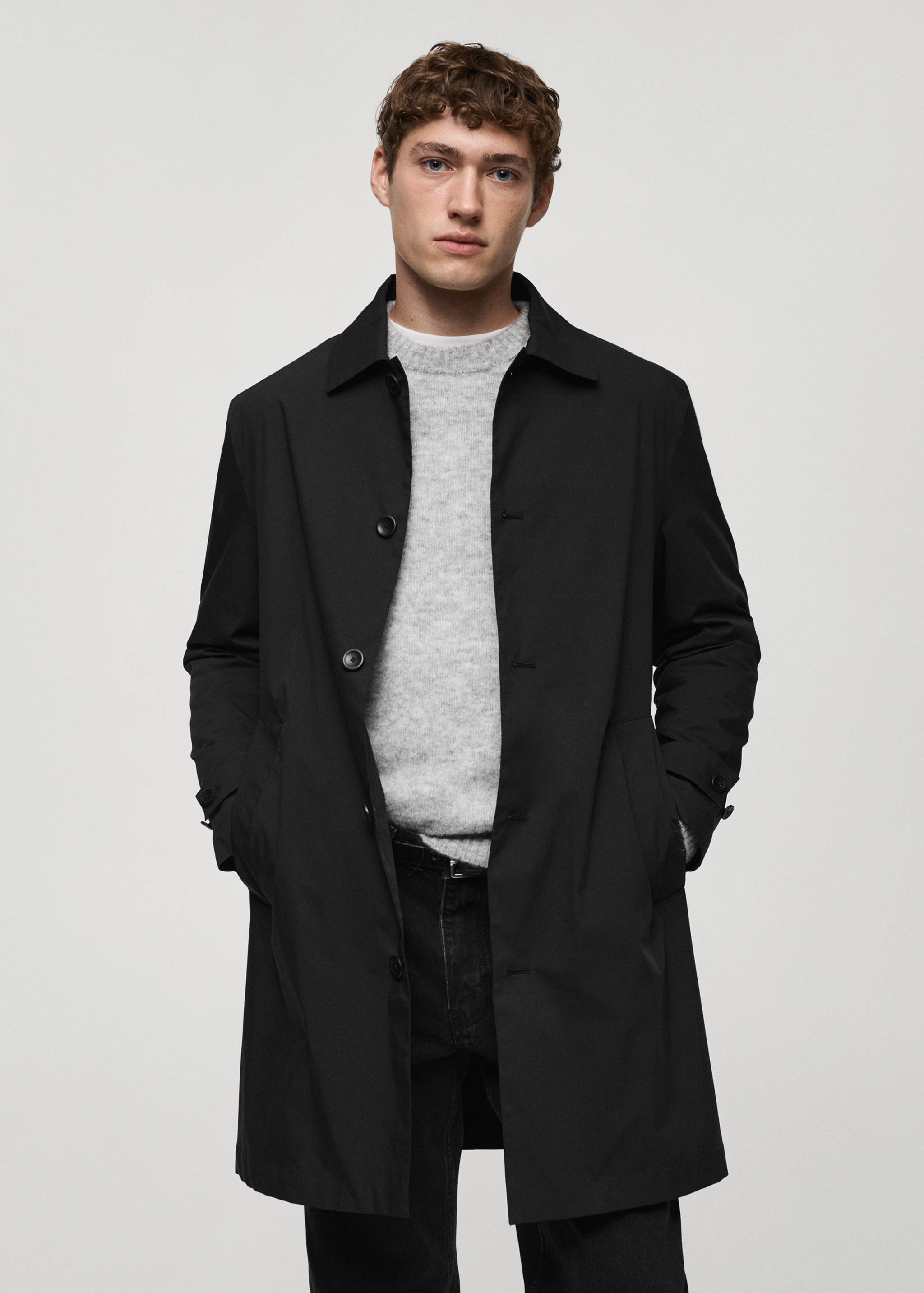 经典防水风衣 - null