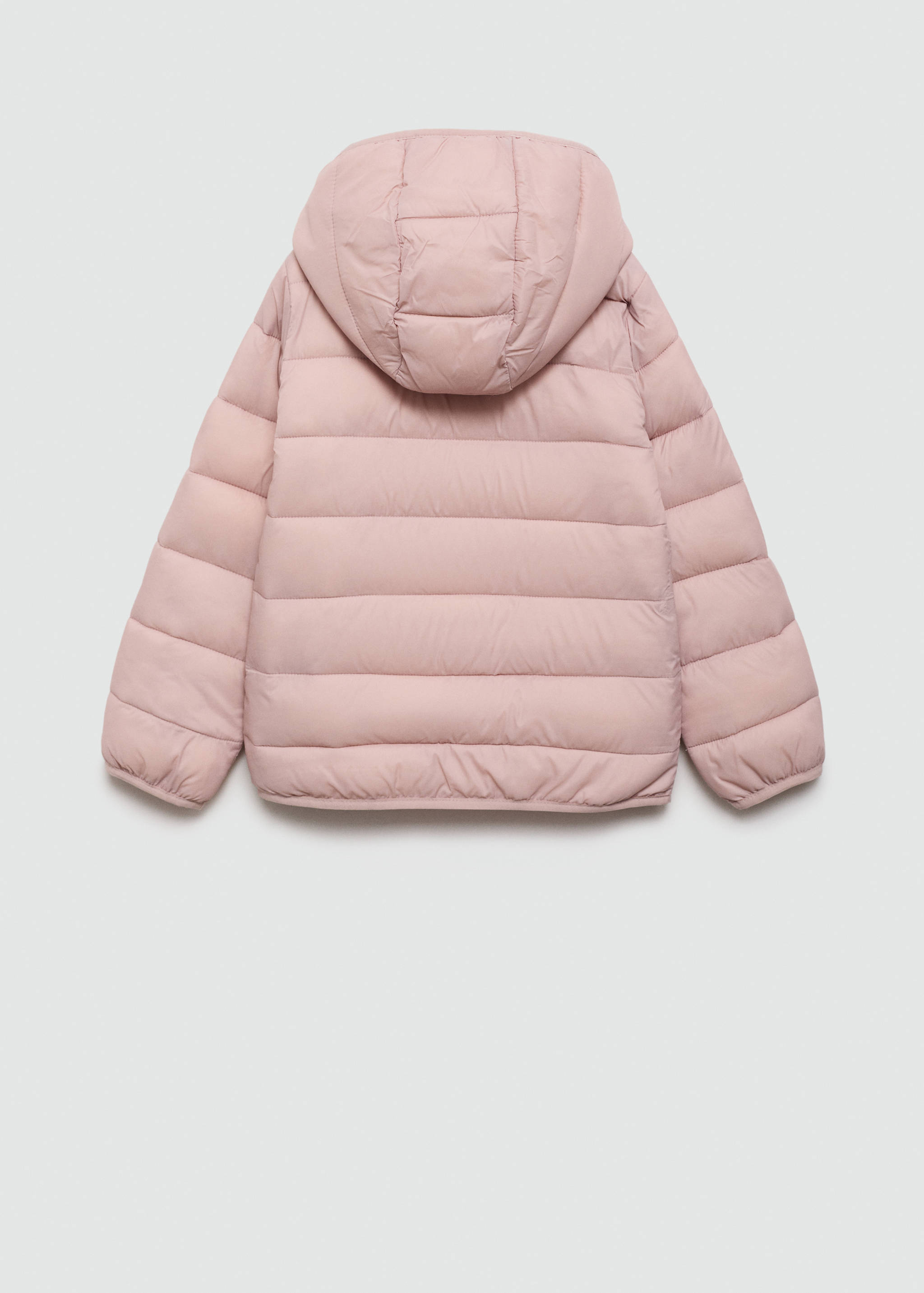 Hood puffer coat - Reverse of the article
