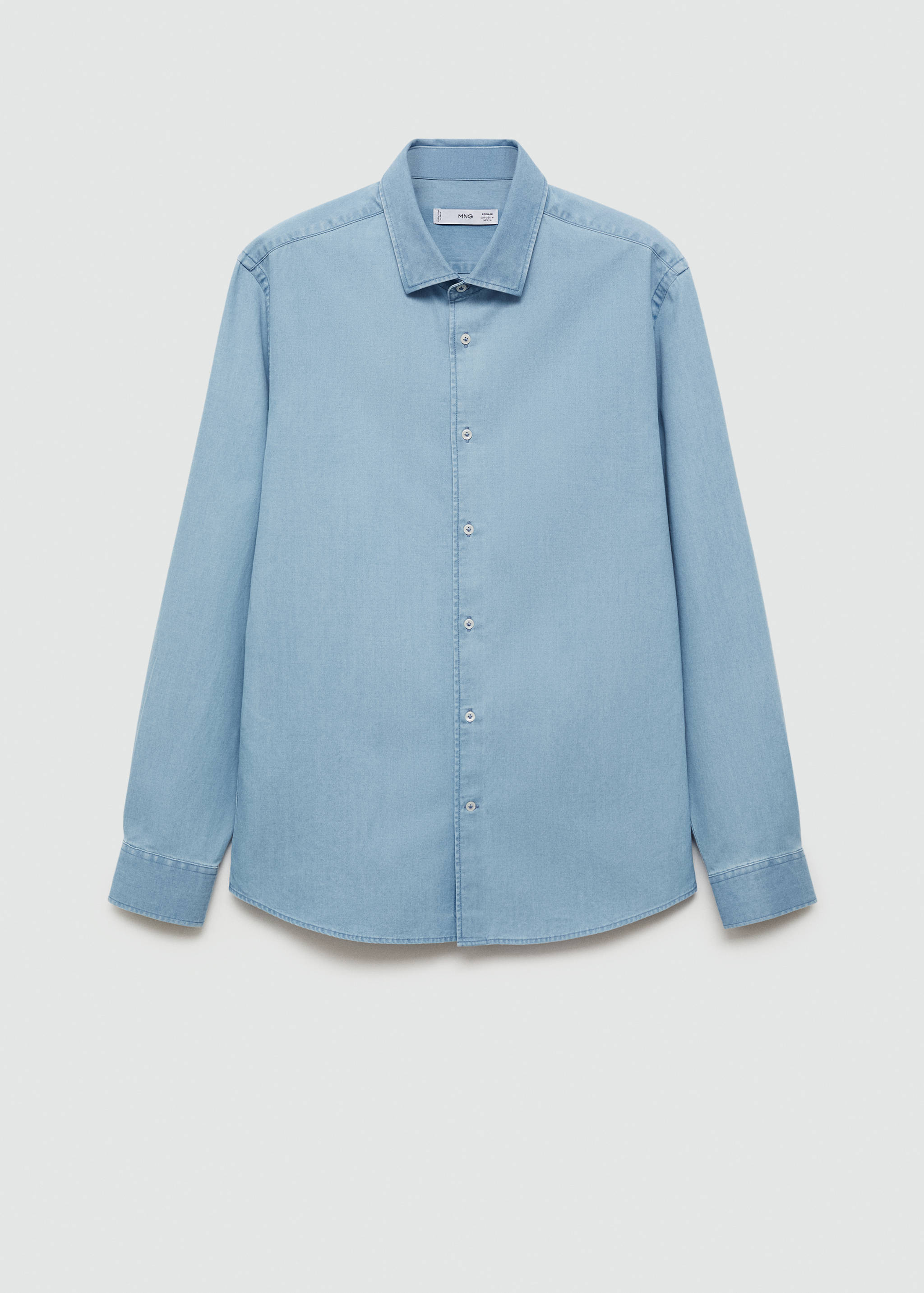 Chemise regular-fit chambray coton - Article sans modèle
