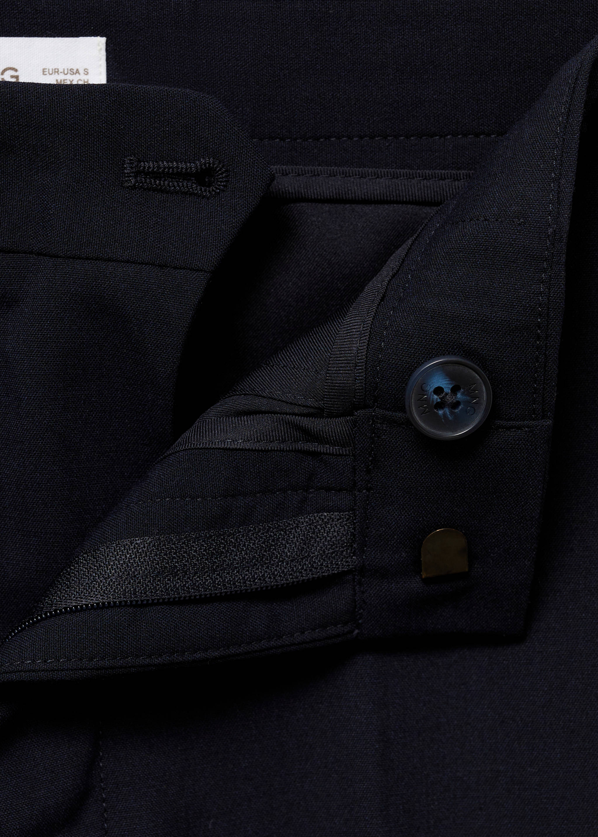 Slim fit suit trousers - Details of the article 0