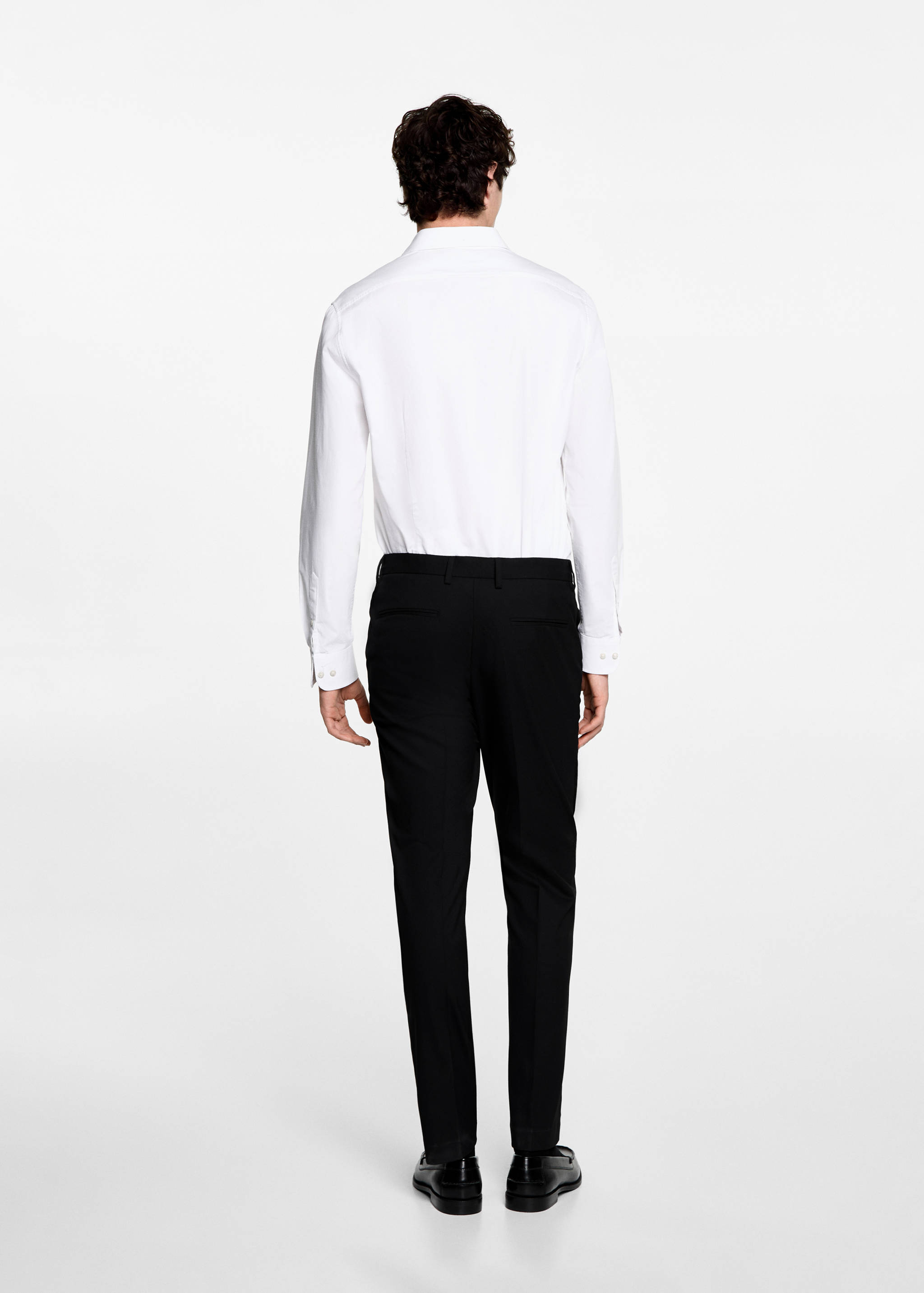 Slim fit suit trousers - Reverse of the article