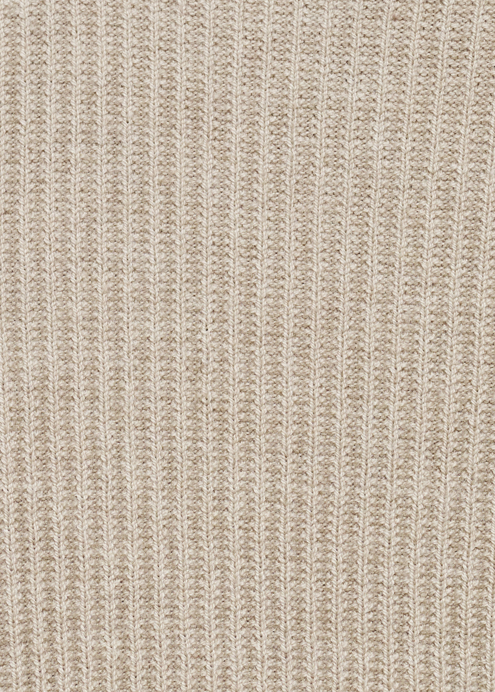 Gerippter Pullover mit Zip-Kragen - Detail des Artikels 0