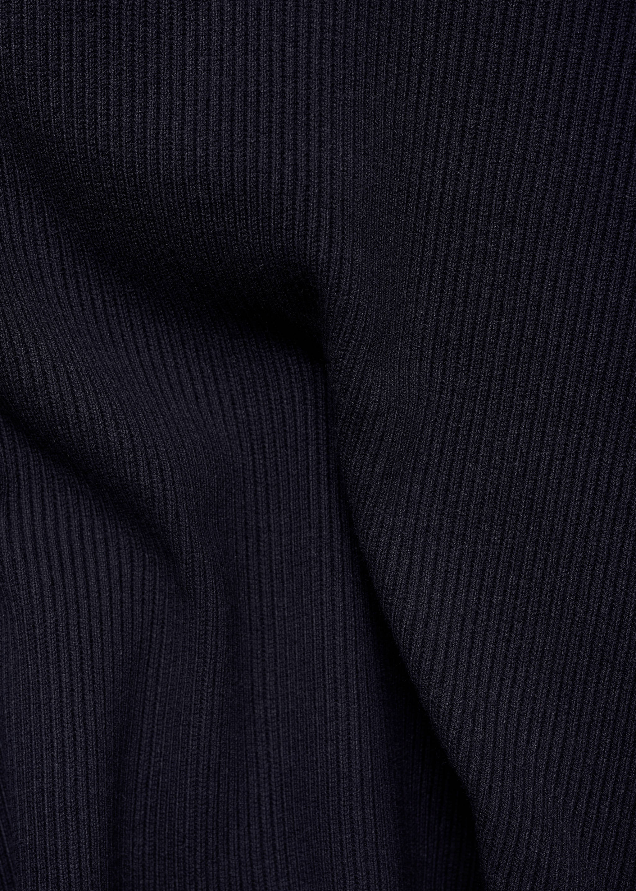 Gerippter Pullover mit Zip-Kragen - Detail des Artikels 0