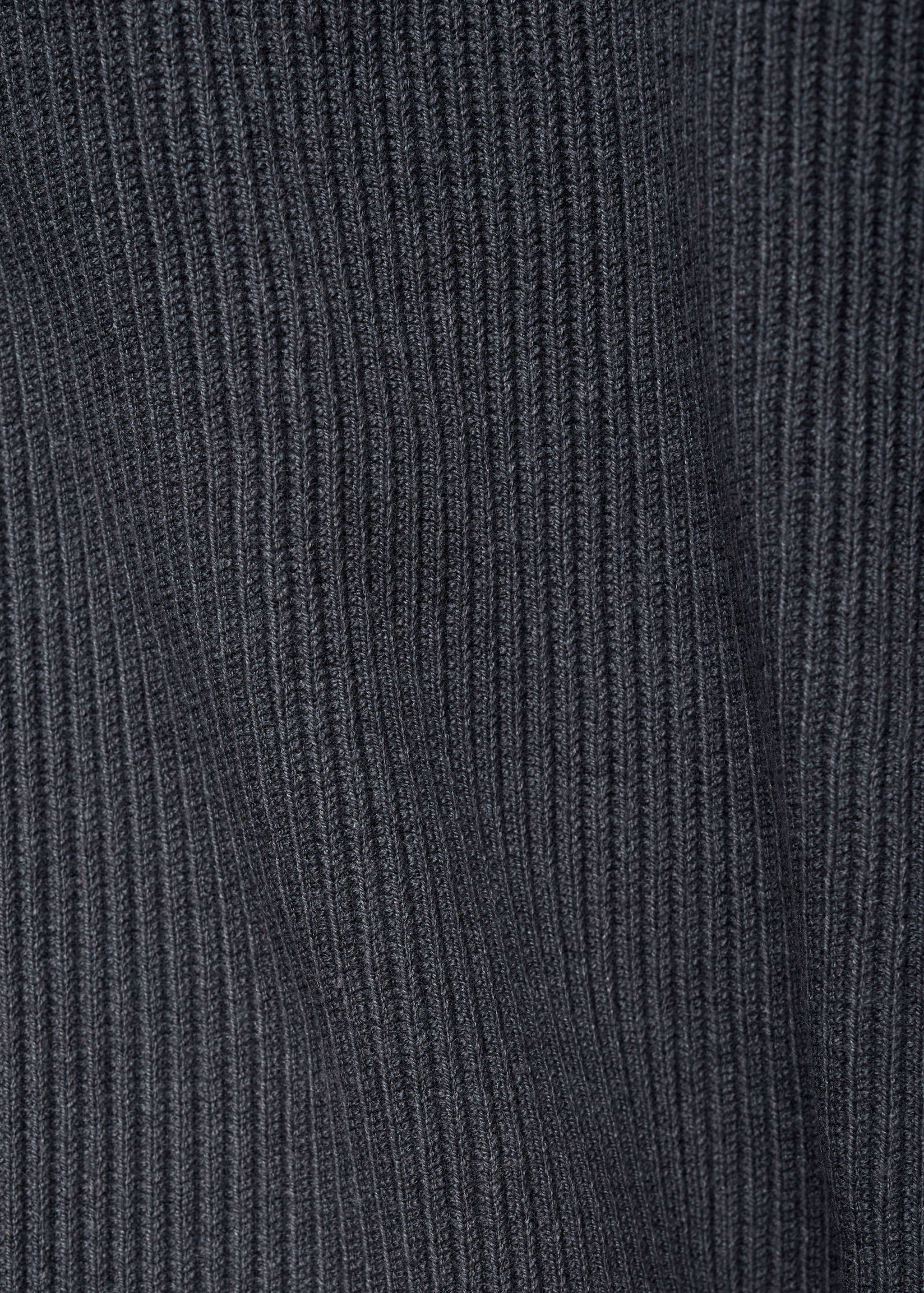 Gerippter Pullover mit Zip-Kragen - Detail des Artikels 0