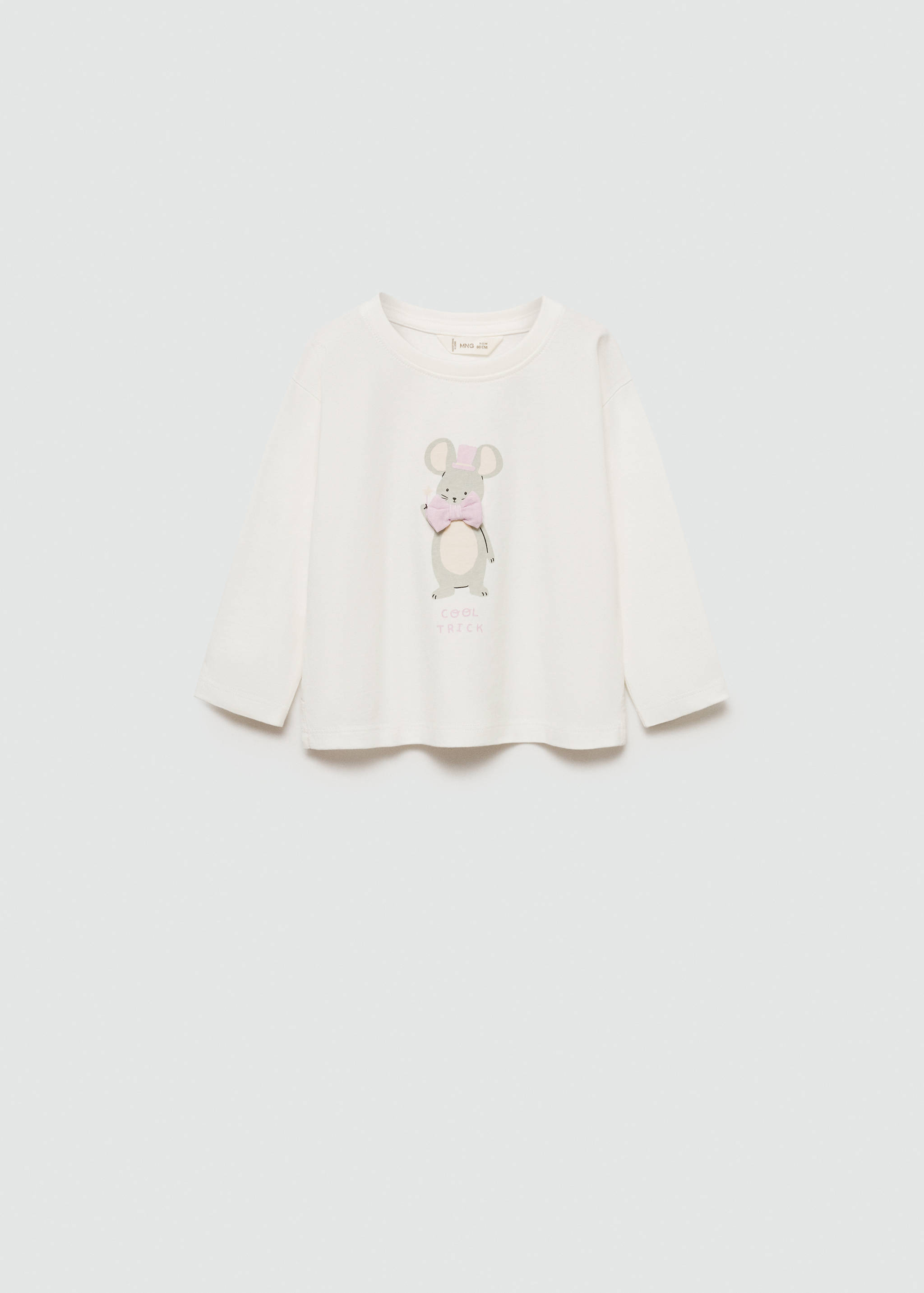 Printed cotton-blend T-shirt - Article without model