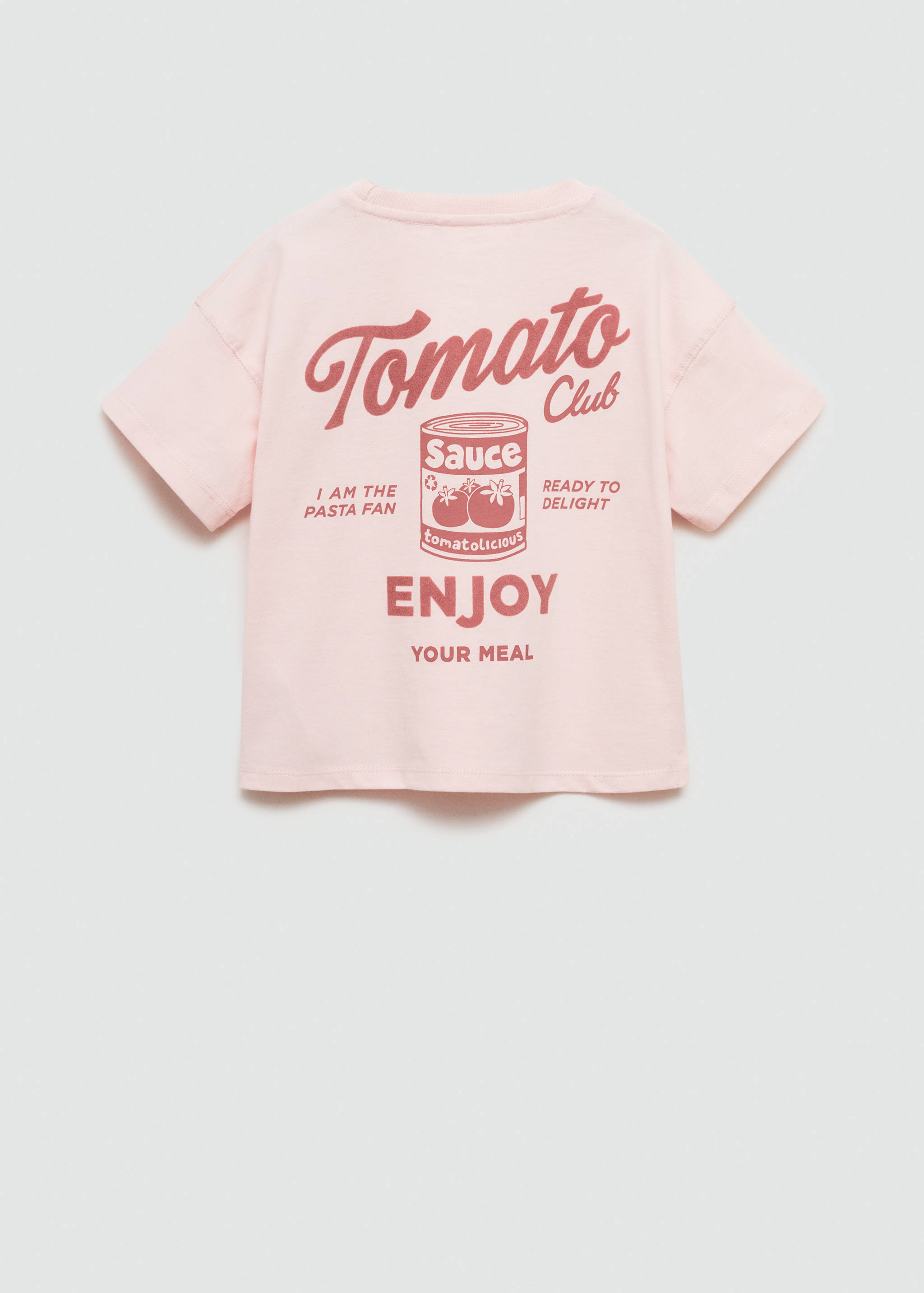 Printed cotton-blend T-shirt - Reverse of the article