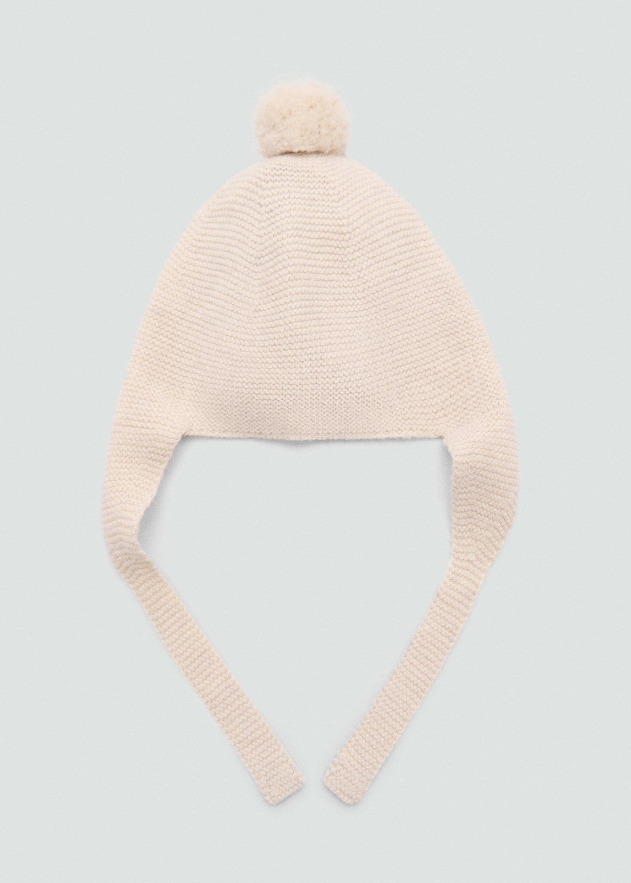 Pom pom cable-knit beanie - Details of the article 4
