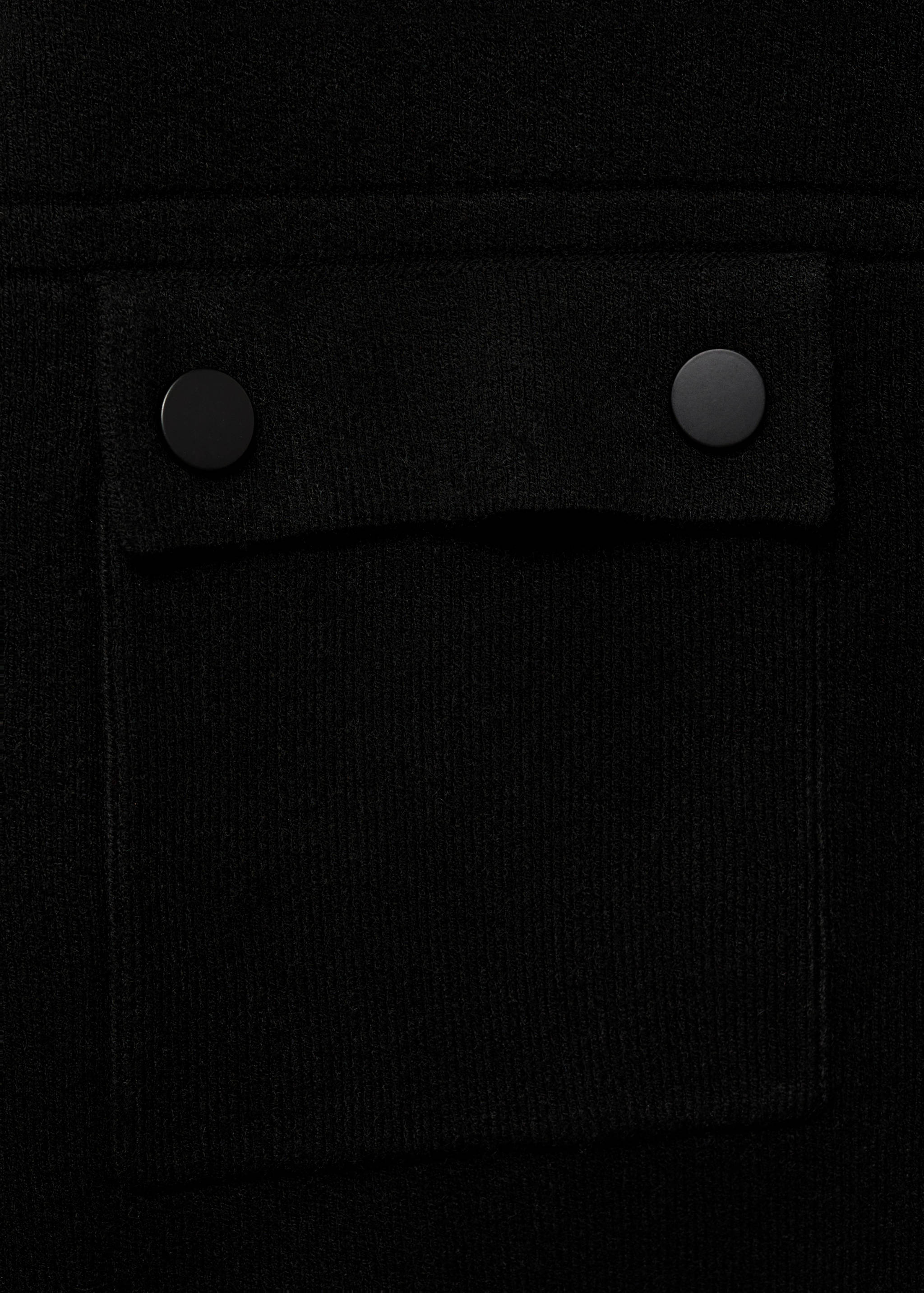 Трикотажная куртка с карманами - Деталь изделия 0