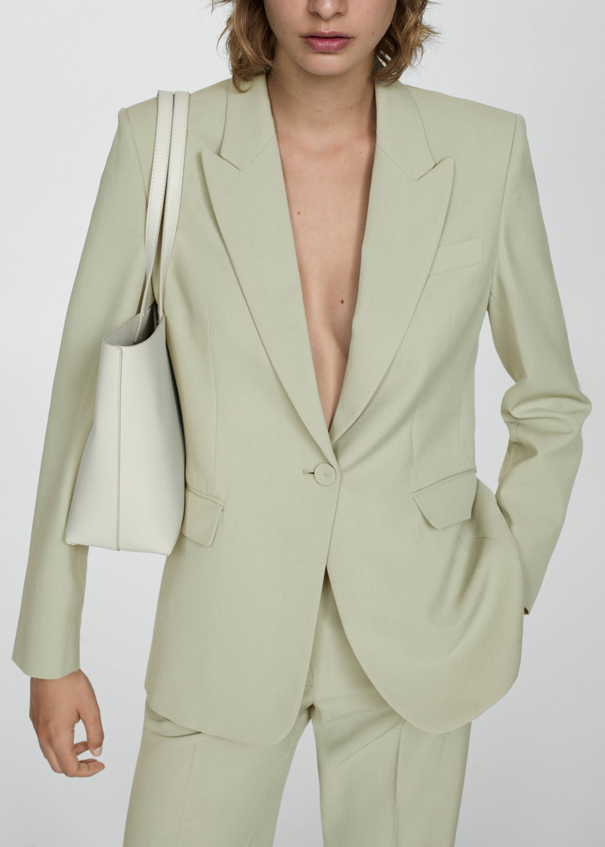 Blazer traje lyocell - Plano medio