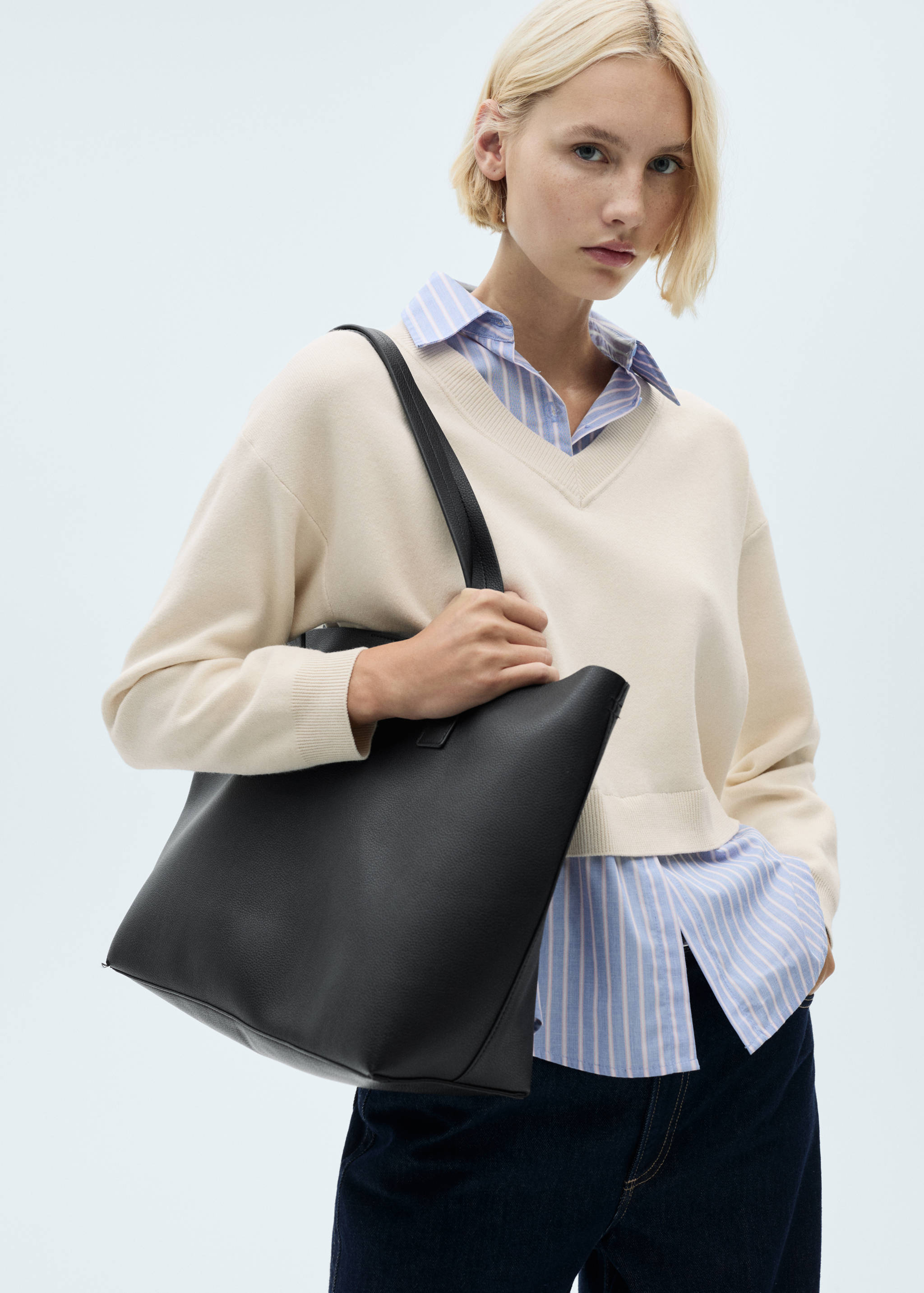 Combined shirt sweater - Medium plane