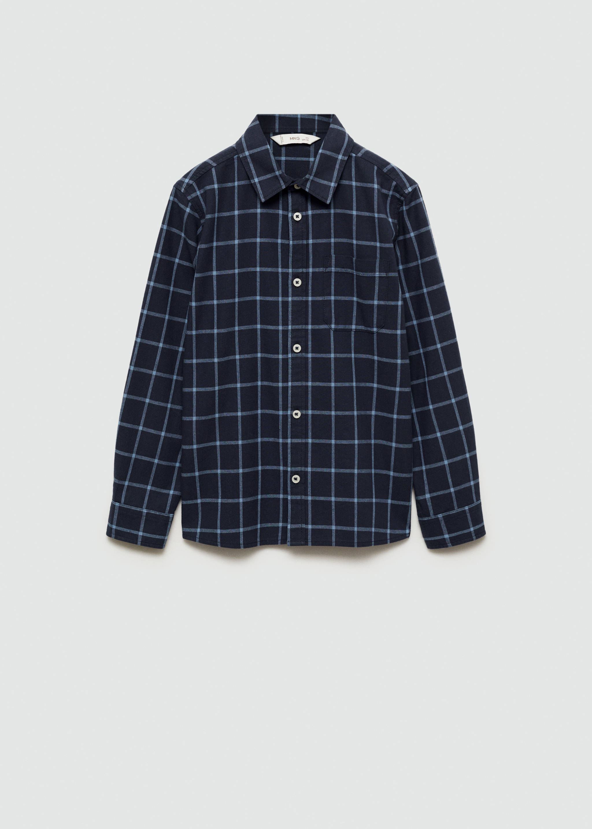 Regular fit check cotton shirt - Article without model