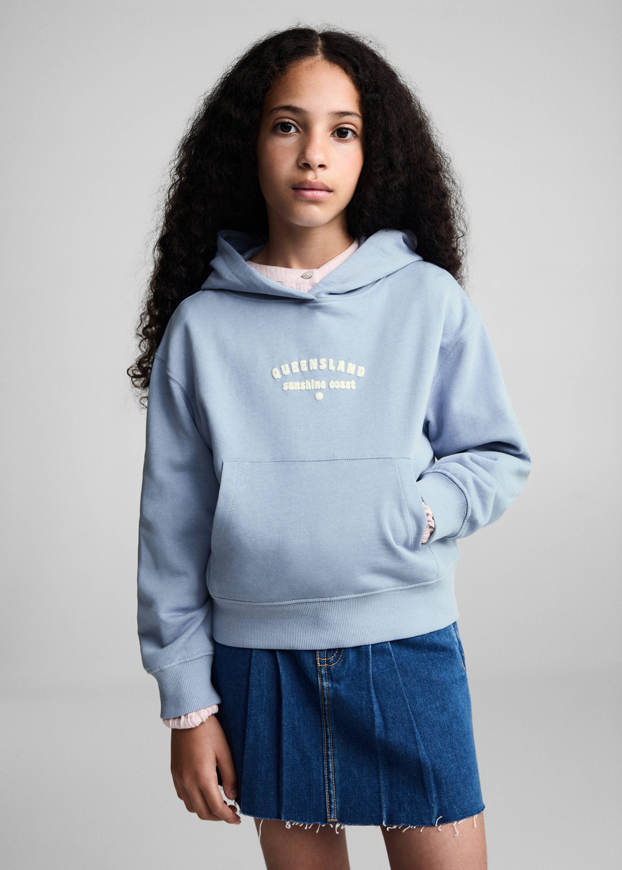 Printed hoodie - Medium plane