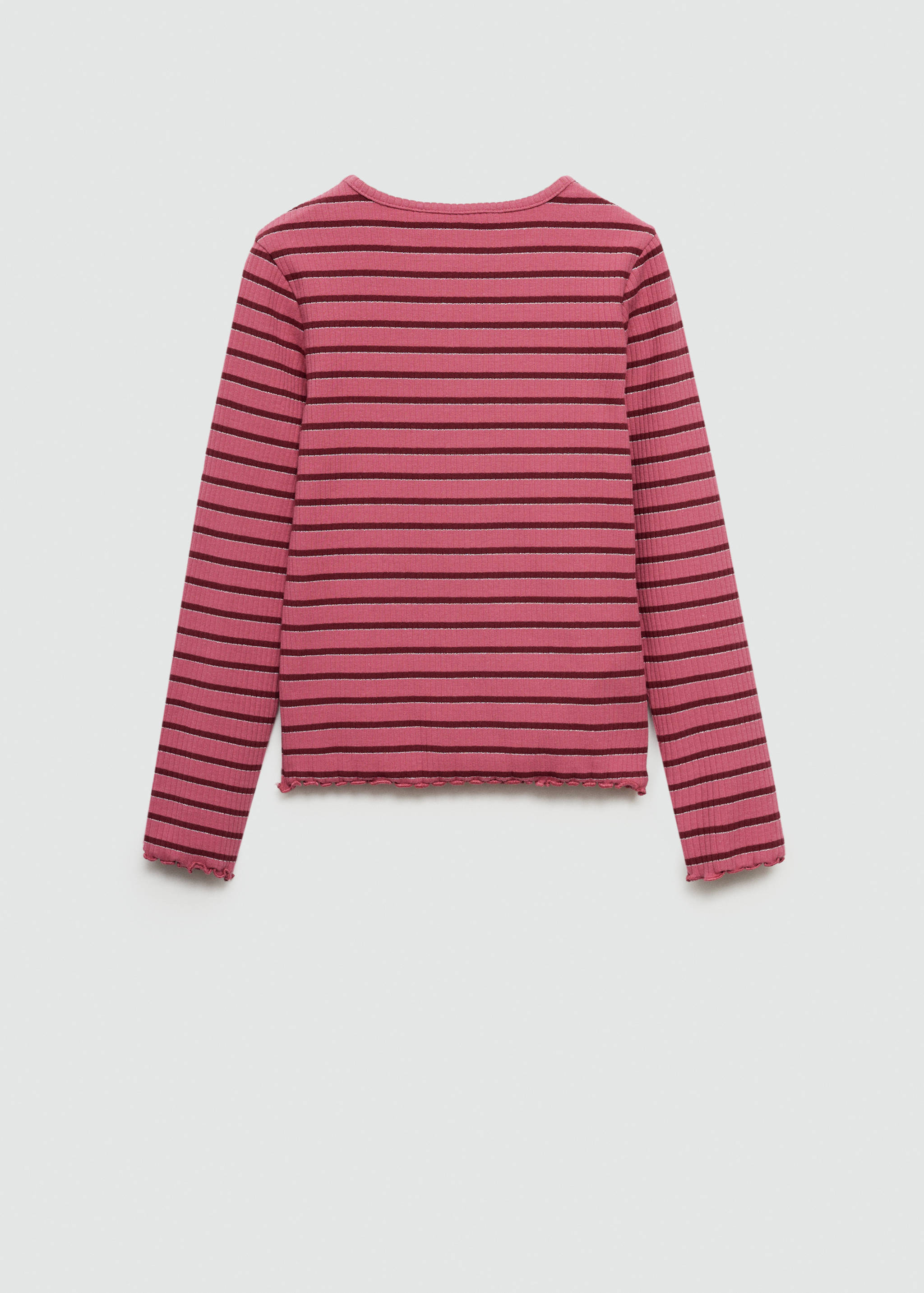 Striped long sleeves t-shirt - Reverse of the article