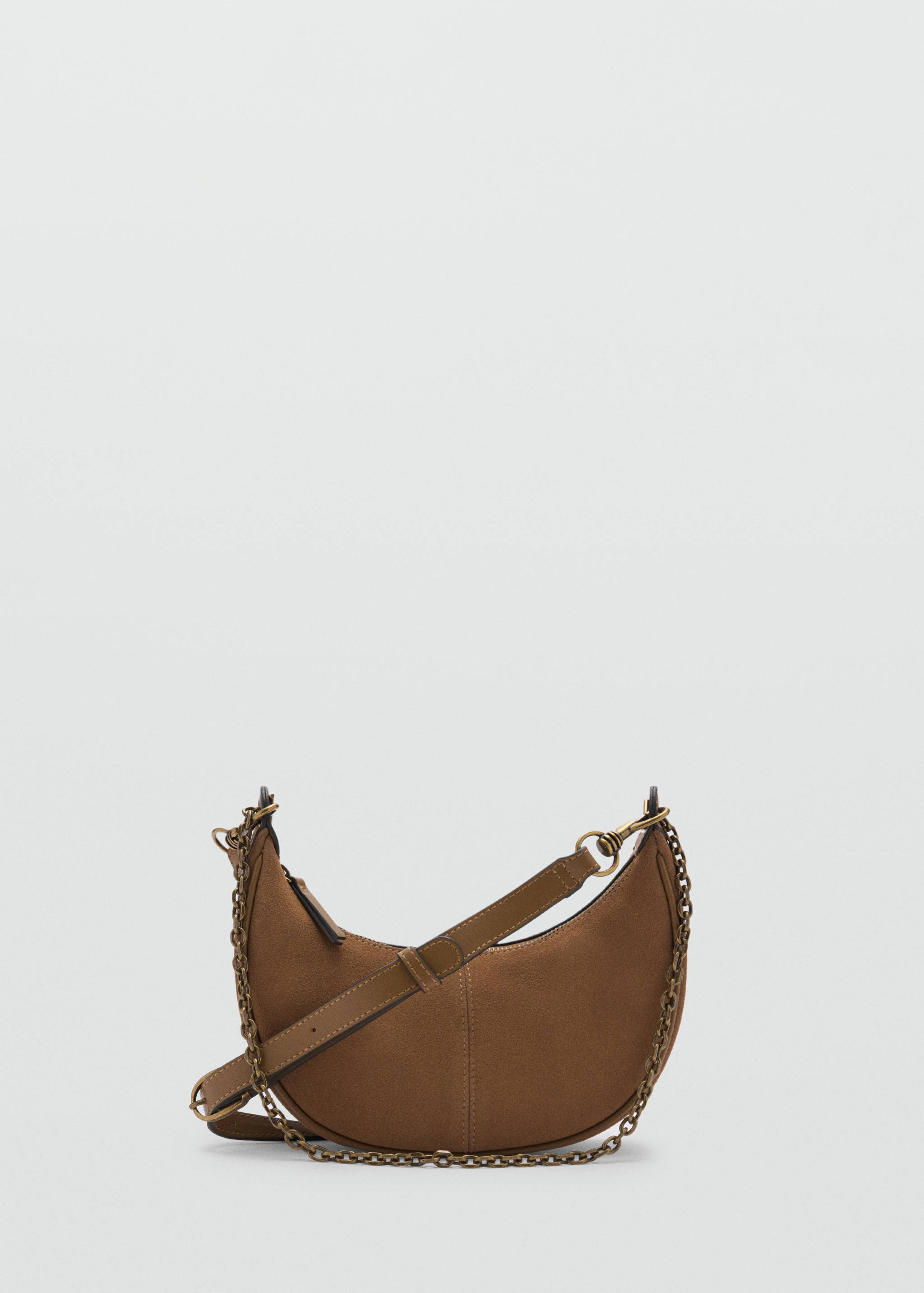 Oval leather bag - Article without model