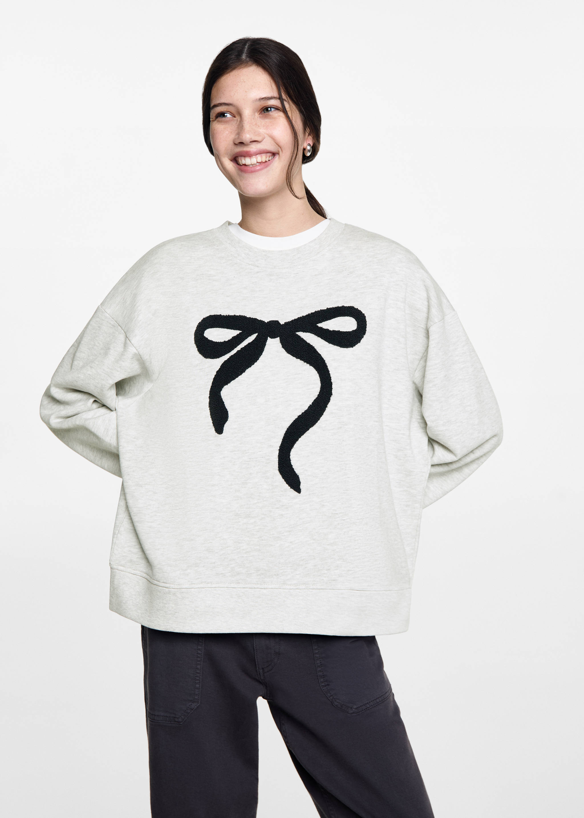 Embossed design sweatshirt - Medium plane