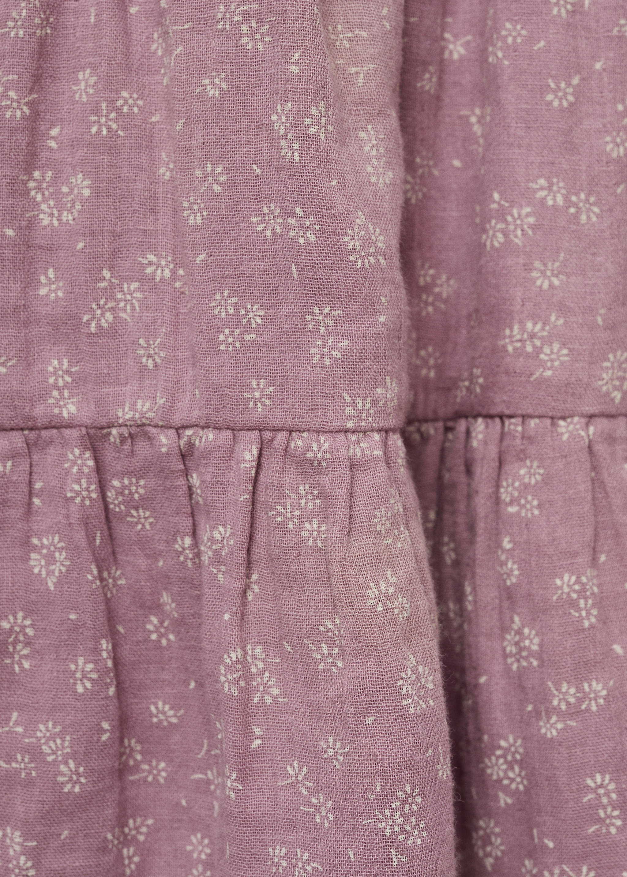 Ruffled printed dress - Details of the article 0