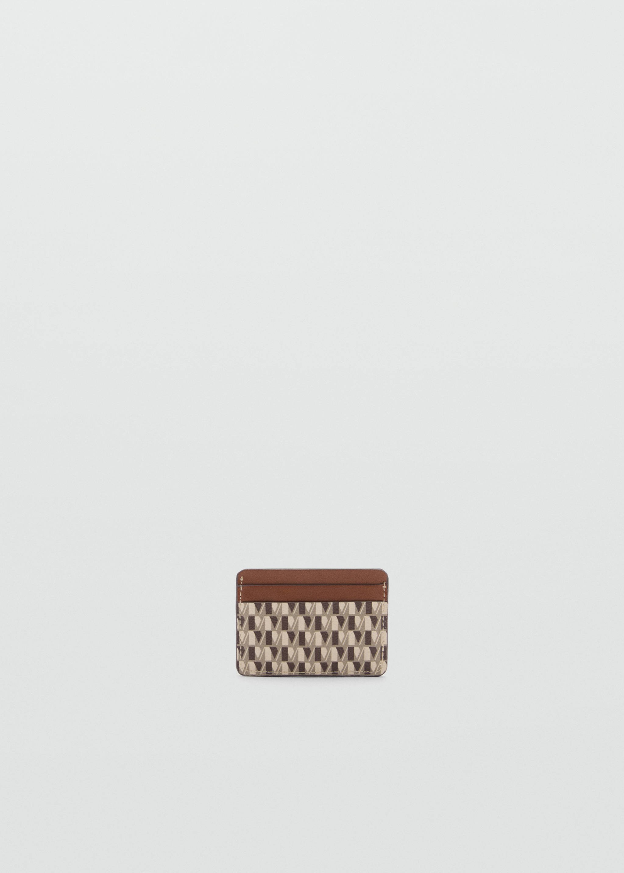 Tarjetero estampado logo - Plano medio