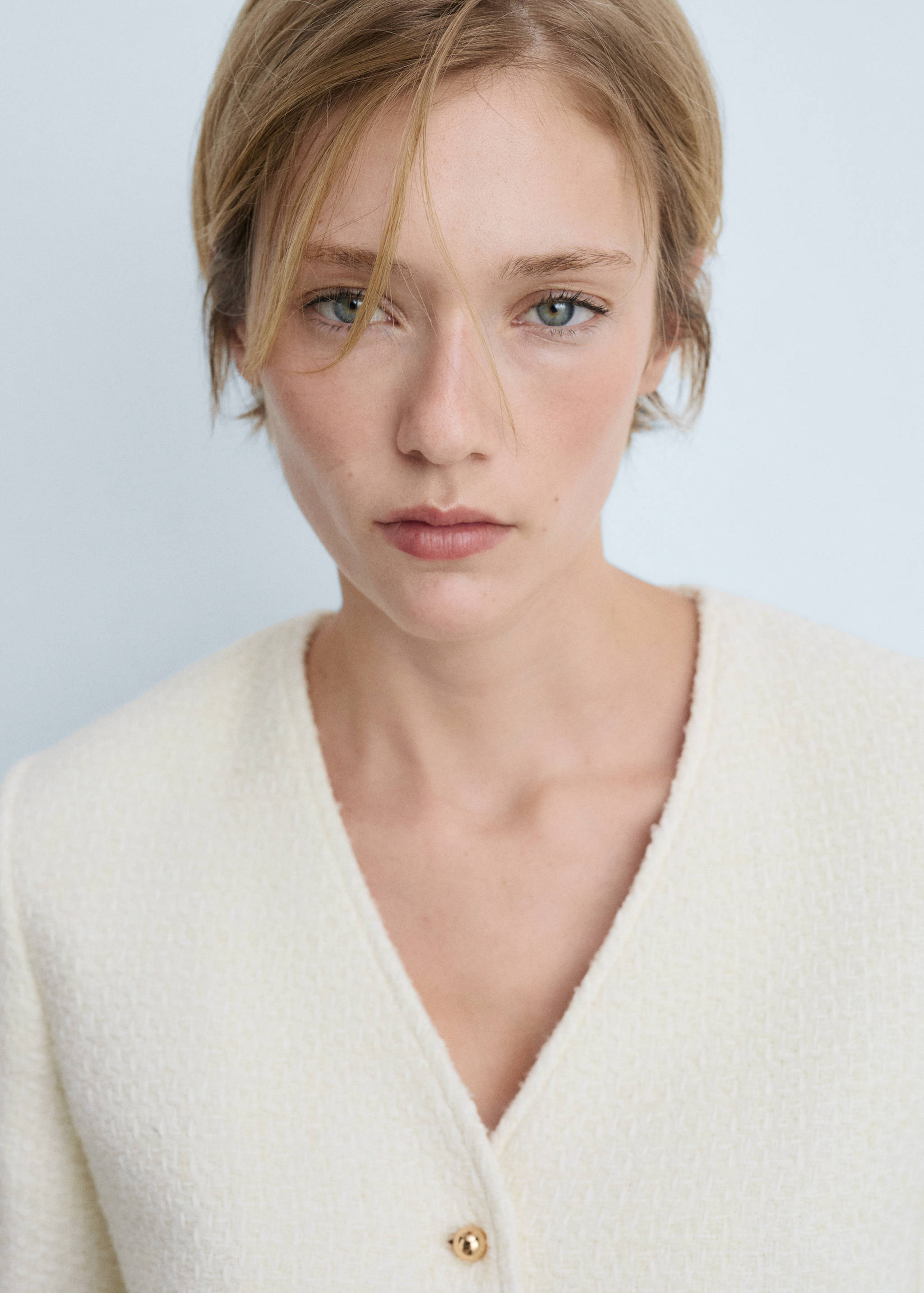 Veste tweed col V - Détail de l'article 1