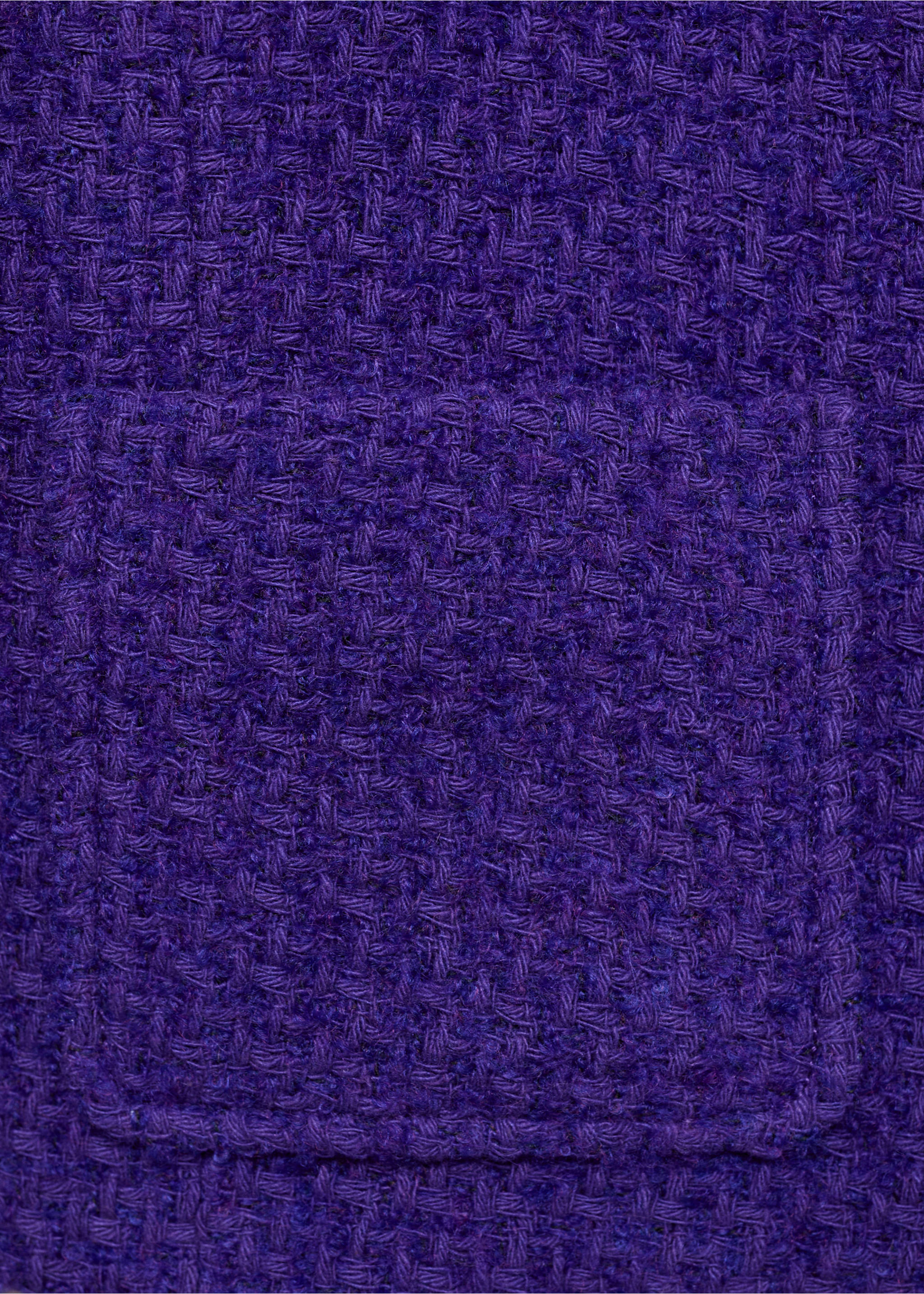 Chaqueta tweed cuello pico - Detalle del artículo 0, Morado. Ref: 77034794-00.