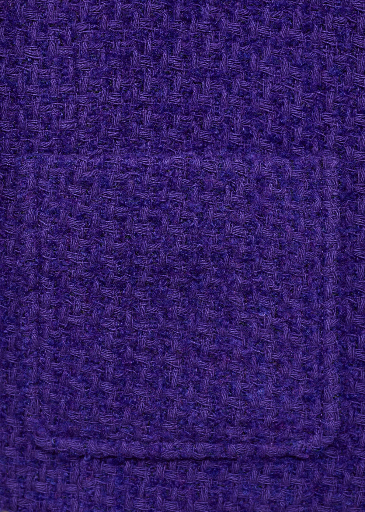 V-neck tweed jacket — Purple
