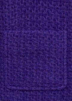 V-neck tweed jacket — Purple 7