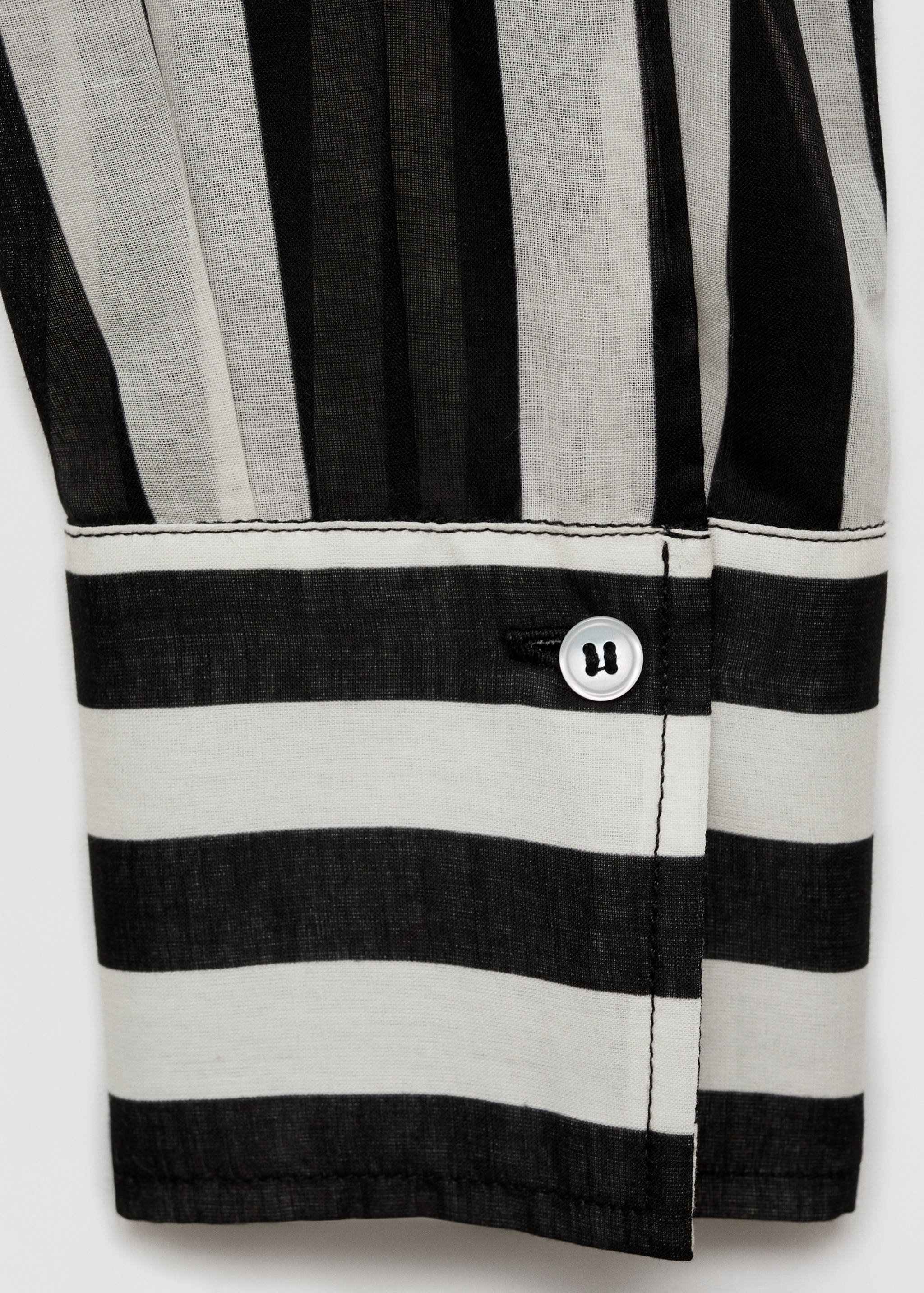 Chemise 100 % coton semi-transparente rayures - Détail de l'article 0