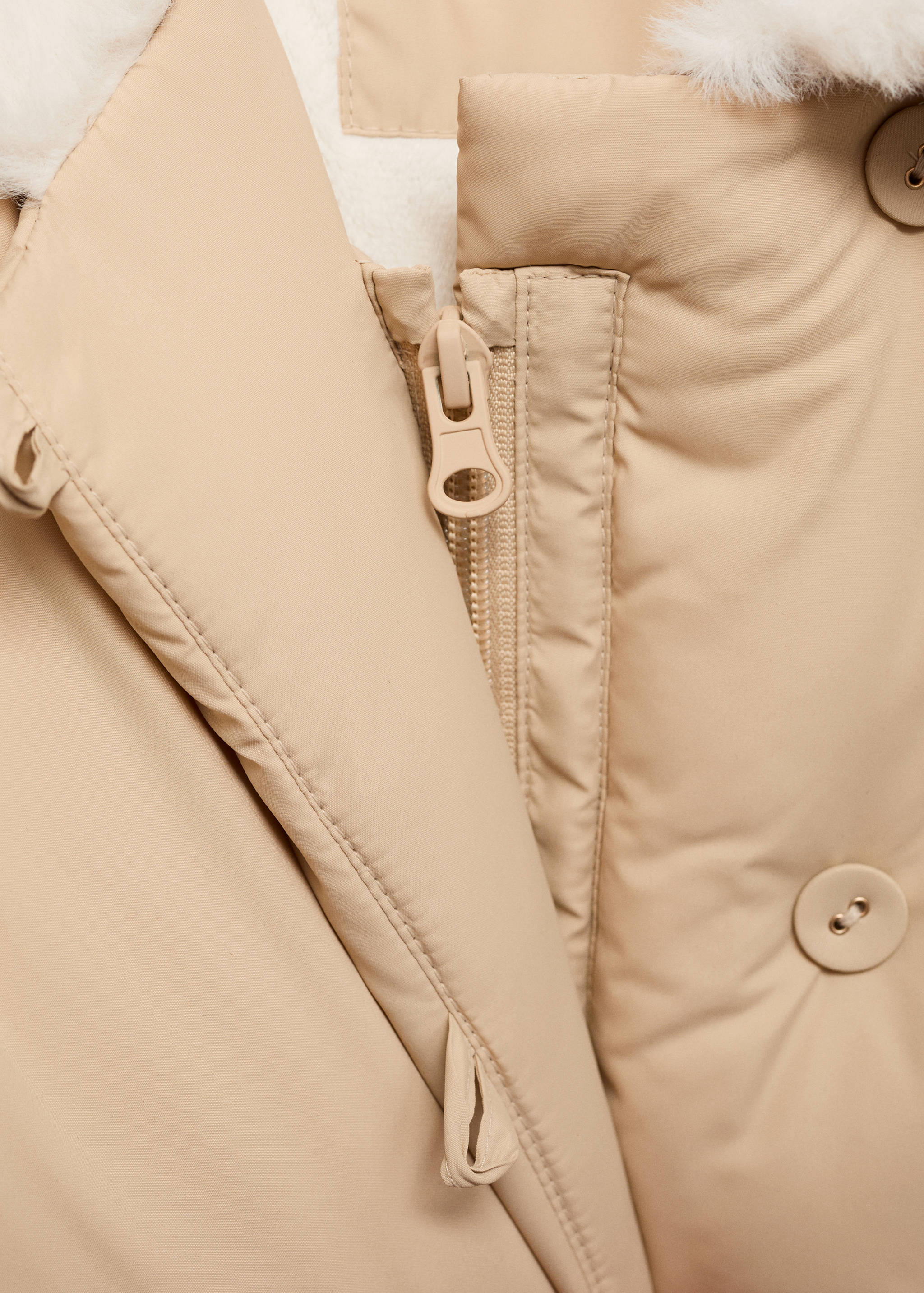 Anorak matelassé imitation fourrure - Détail de l'article 8