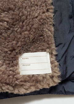 Padded anorak with shearling lining — Blue 8