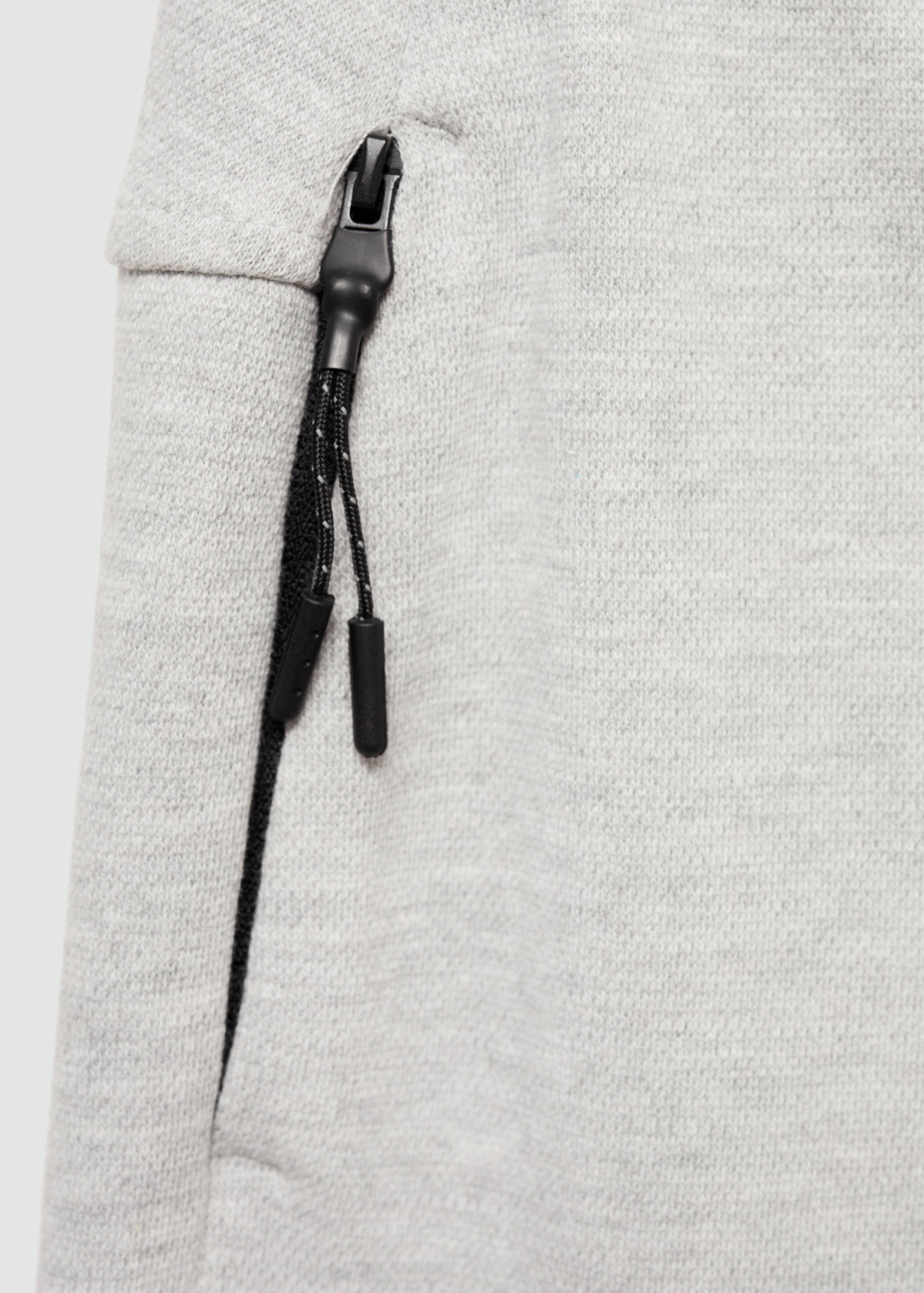 Zip jogger trousers - Details of the article 8