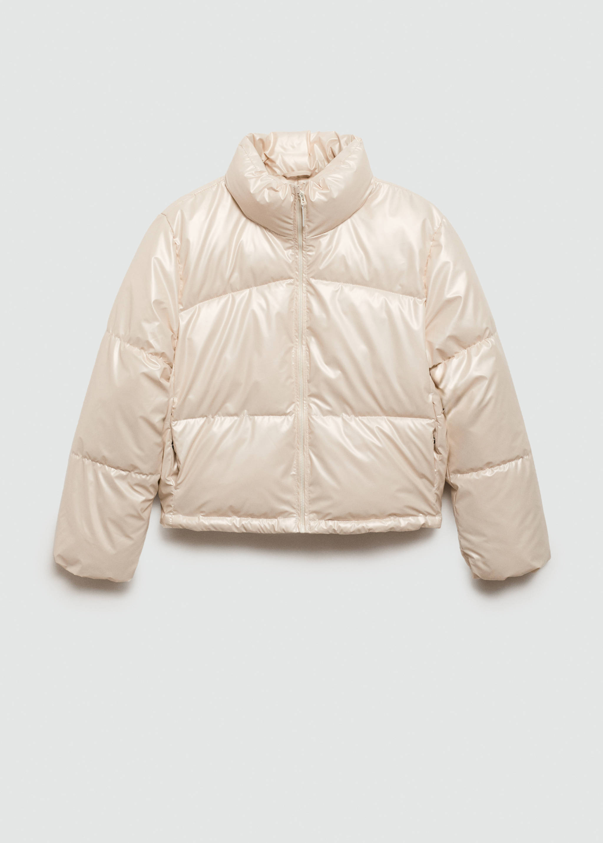 Metallic puffer jacket - Article without model